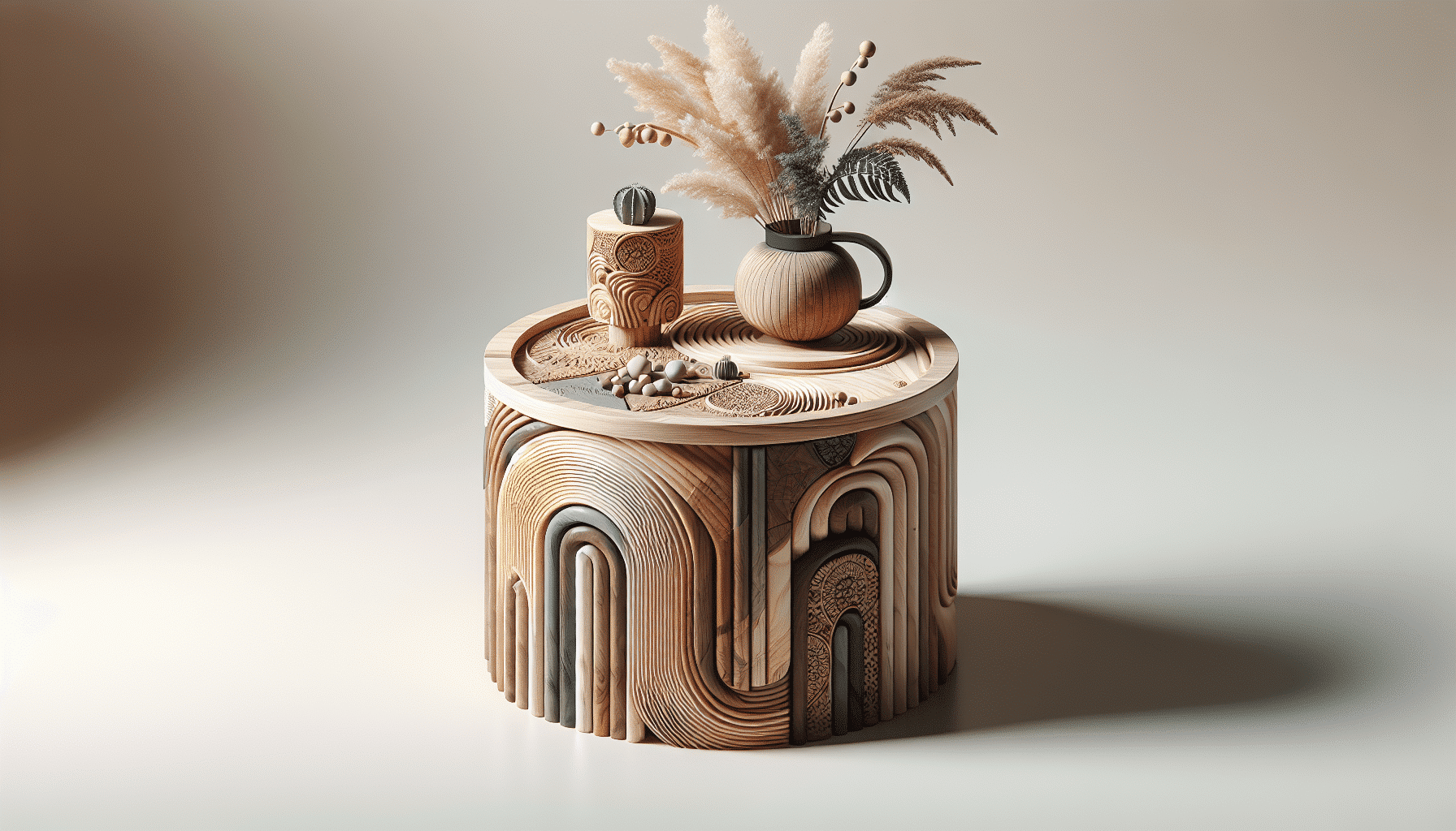 Una Creación Tan Versátil que se Convierte en una Elegante Mesa Auxiliar