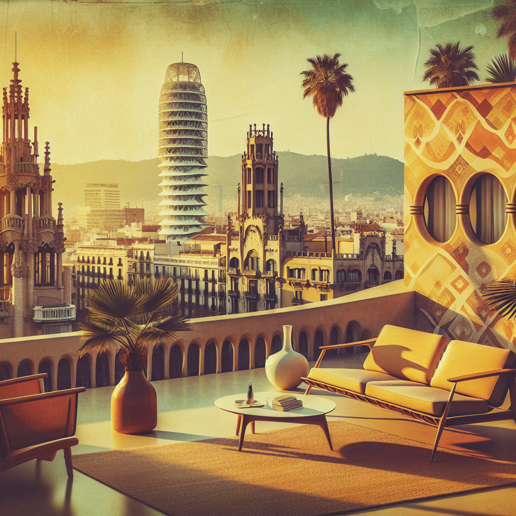Diseño Mid-Century Modern en Barcelona: Capturando la Esencia de la Luz Mediterránea