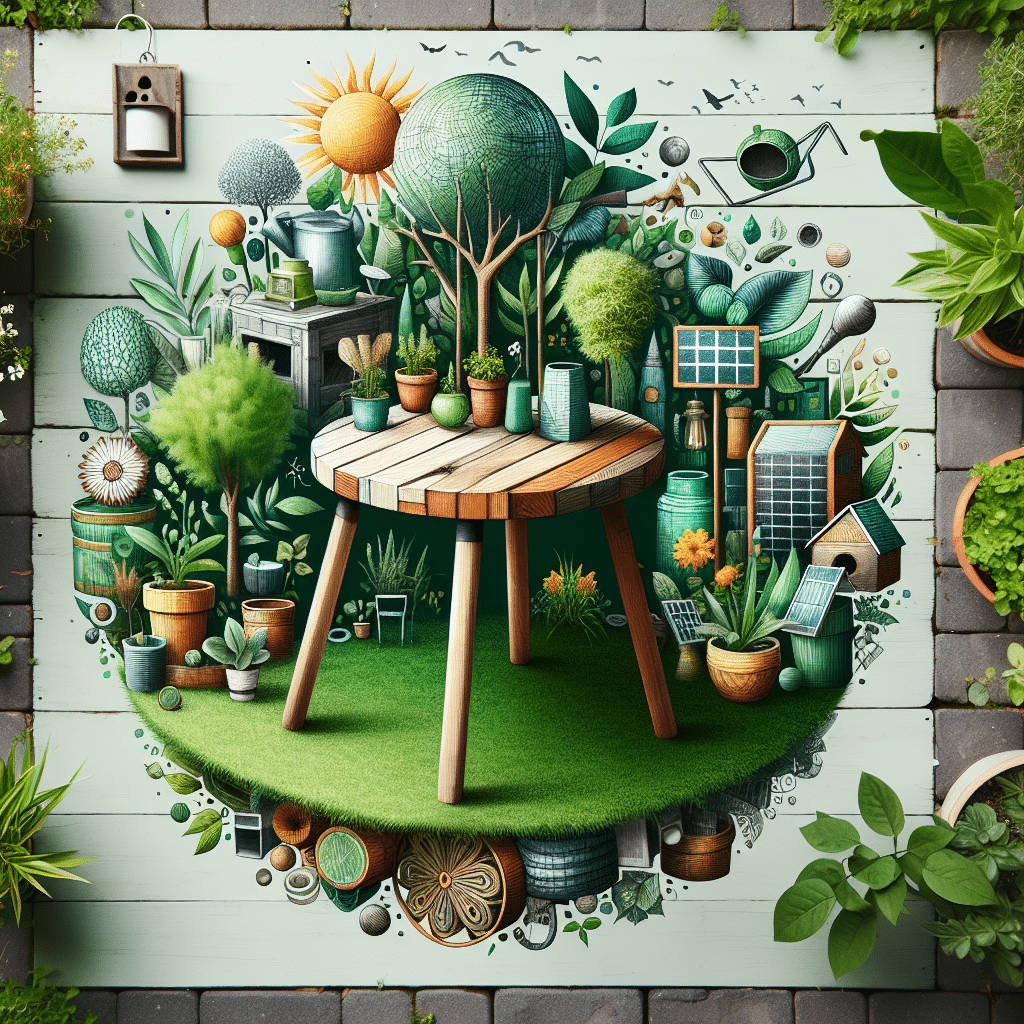 Reimagina Tu Espacio Verde: Construye una Mesa Auxiliar con Materiales Reciclados