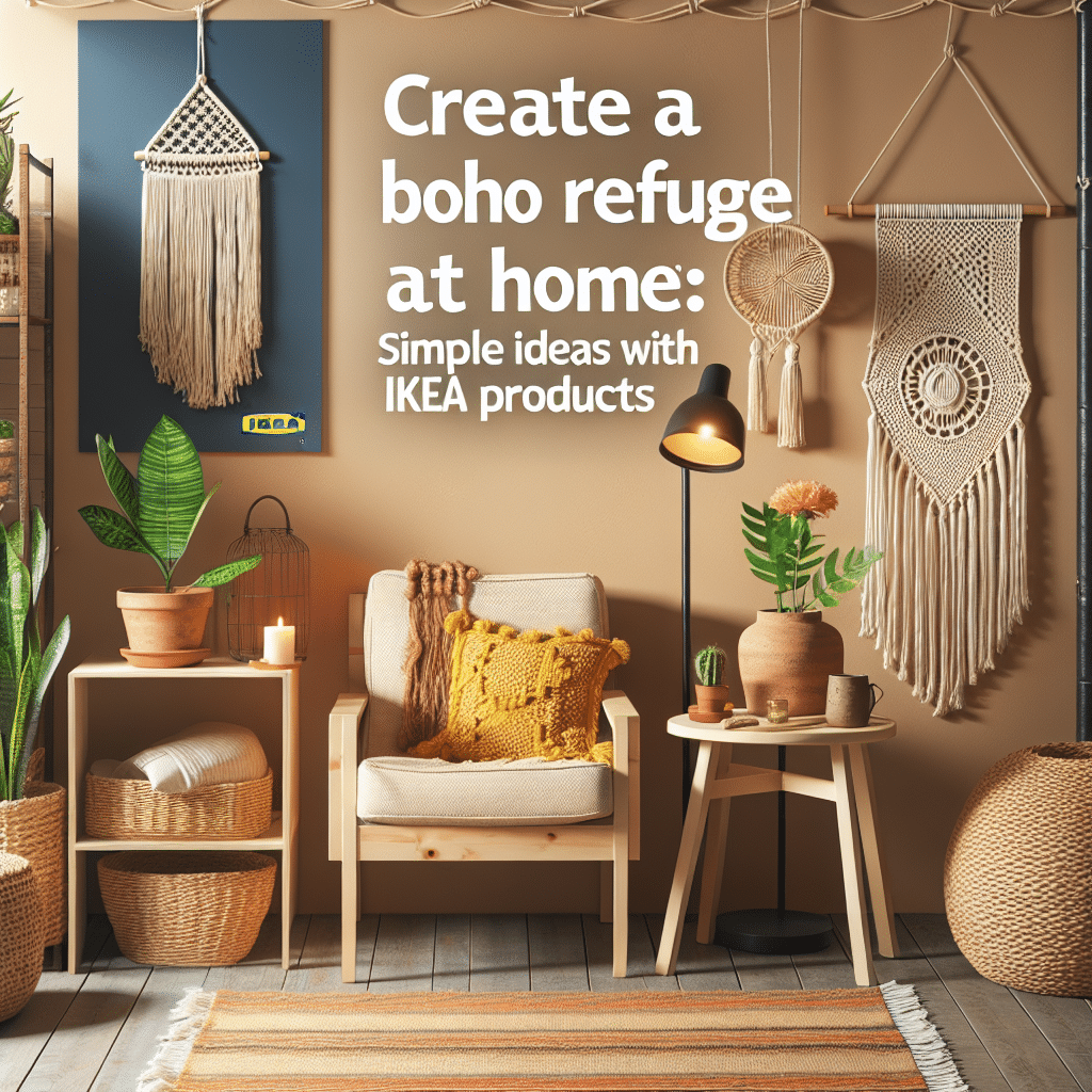 Crea un Refugio Boho en Casa: Ideas Sencillas con Productos de Ikea