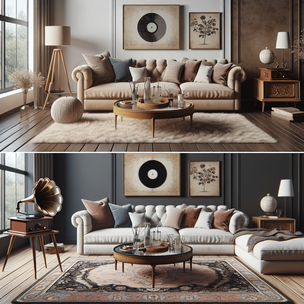 Transforma tu Espacio: Inspiración Vintage para un Salón Acogedor