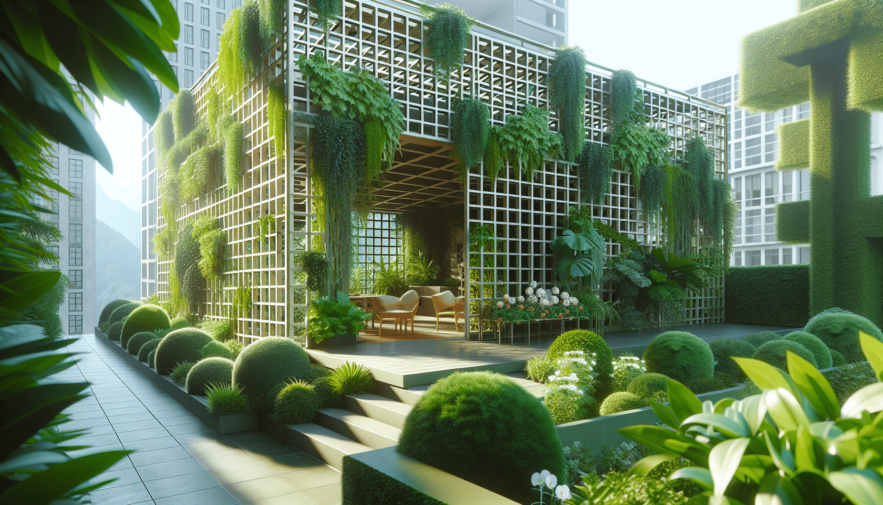 Oasis de Privacidad: Redefiniendo Espacios al Estilo Bauhaus