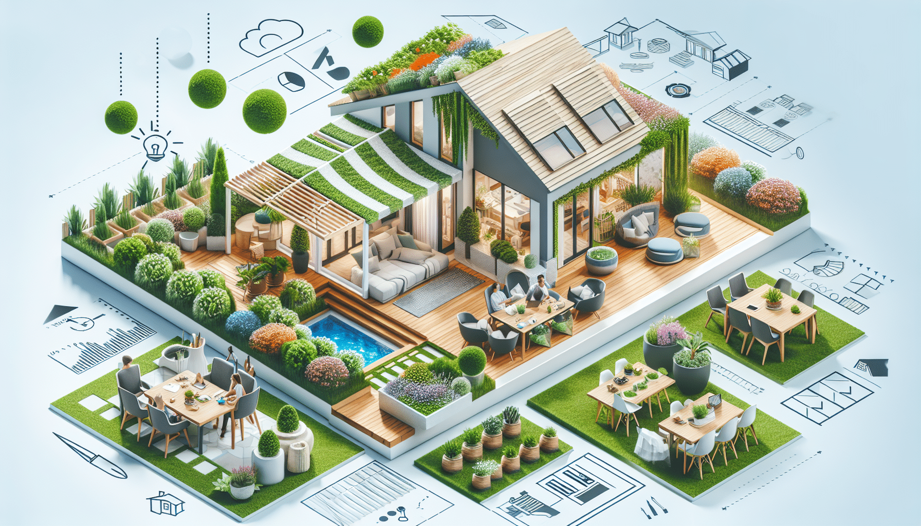 Cinco Formas Creativas de Transformar tu Espacio Exterior Sin Renovaciones Permanentes