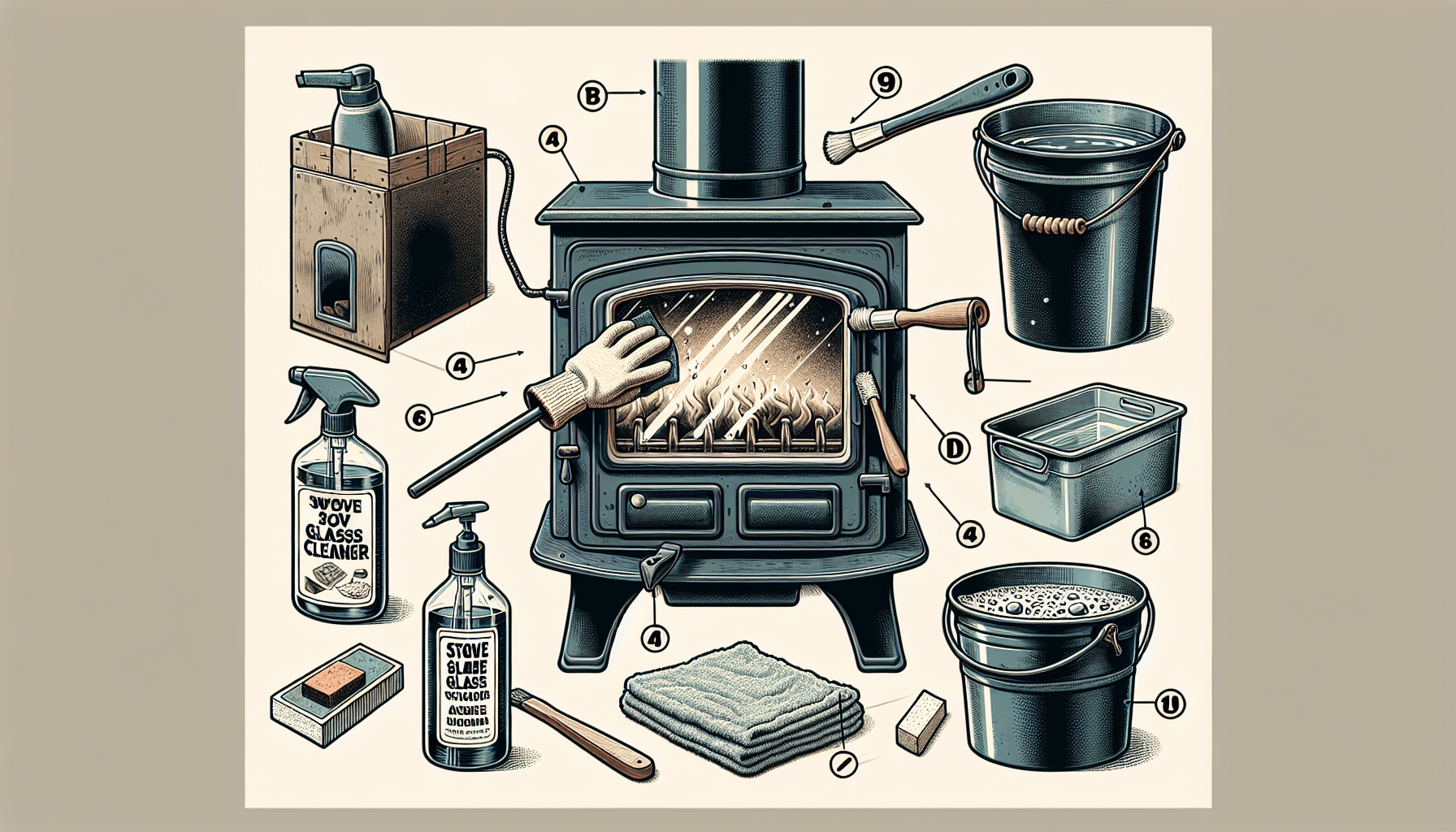 Guía Práctica para Mantener Reluciente el Cristal de Tu Estufa de Leña
