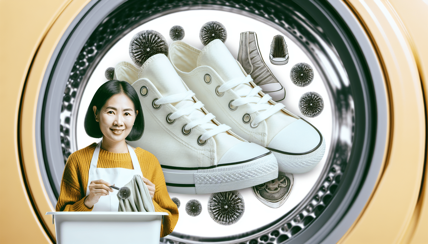 Guía Experta: Lava Tus Zapatillas Blancas de Tela en la Lavadora sin Daños