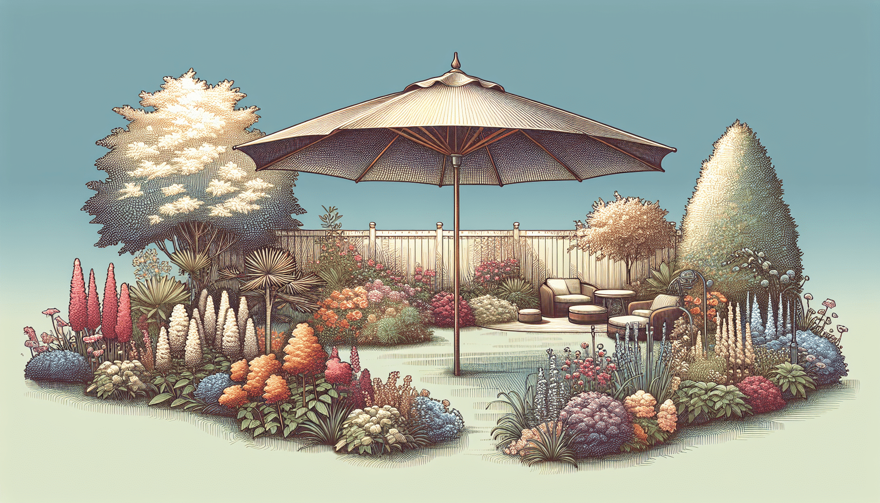 Encuentra la Sombrilla Ideal para Tu Jardín en H&M Home