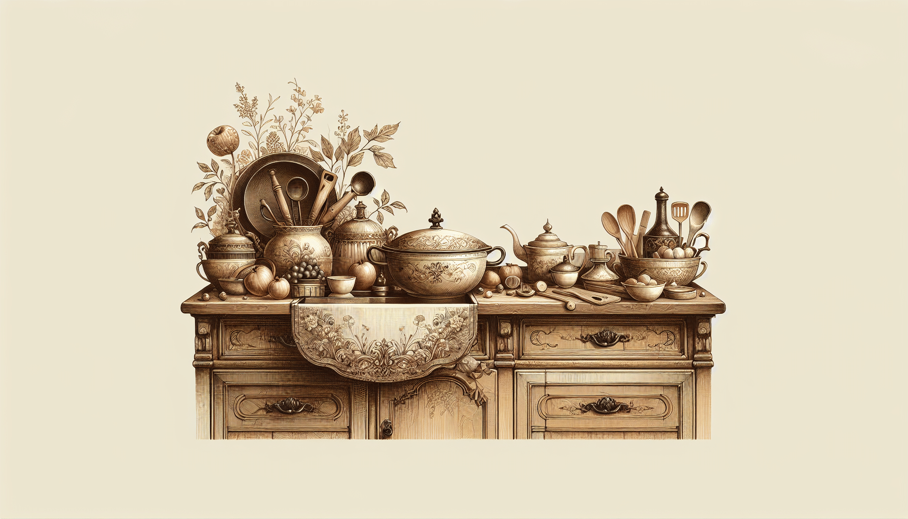 Encanto Vintage: El Toque Retro Perfecto para Tu Encimera de Cocina