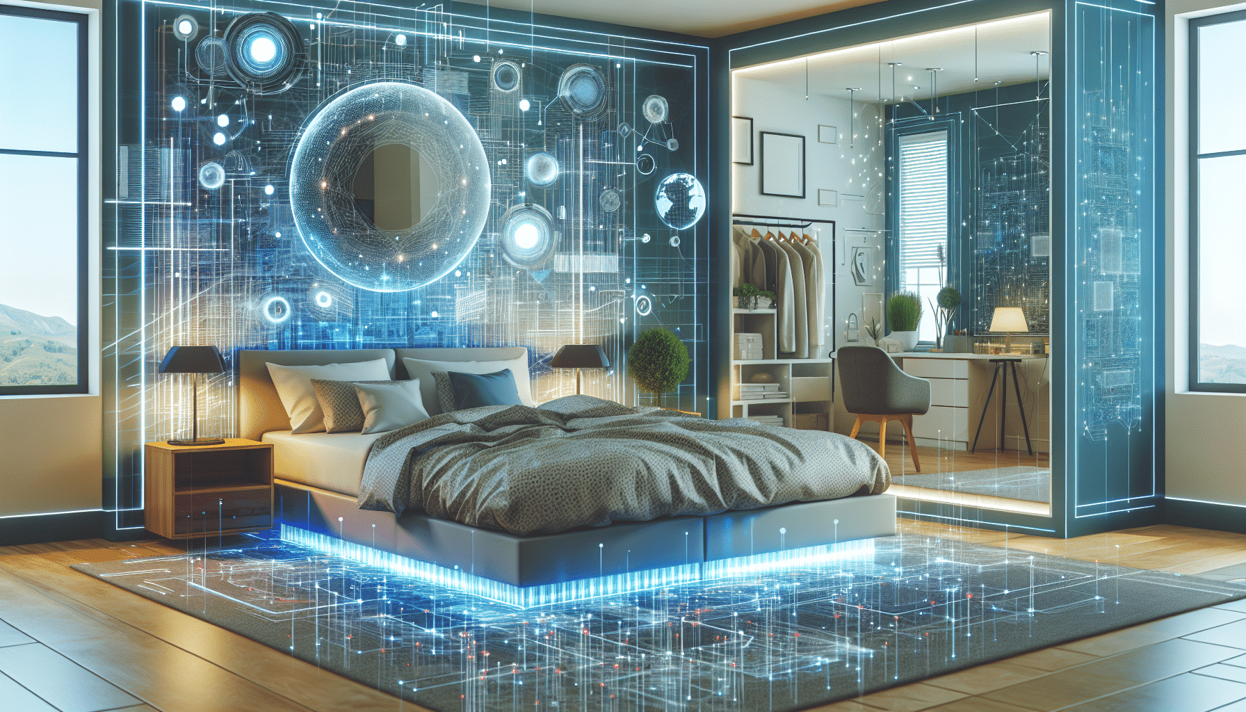 Visión Futurista: Cómo los Dormitorios del 2025 Están Redefiniendo el Confort