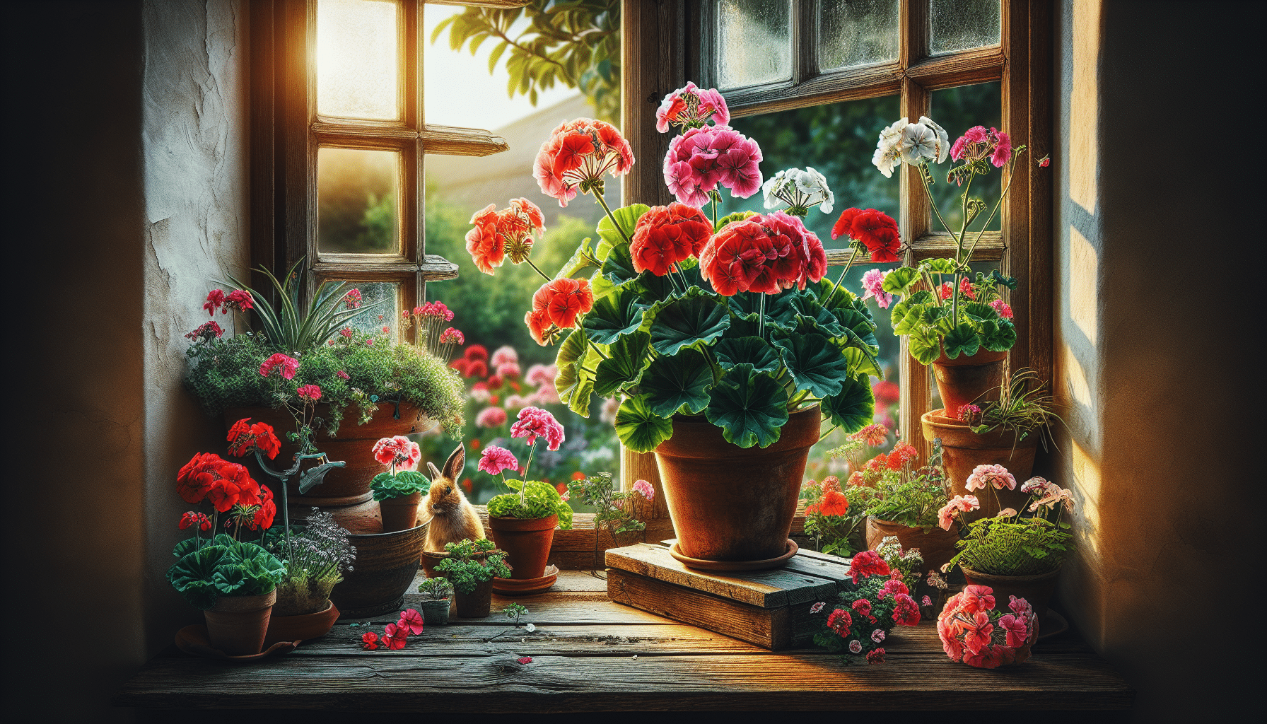 Geranio Pensamiento: La Opción Ideal para Embellecer y Resistir en Ventanas, Terrazas y Jardines