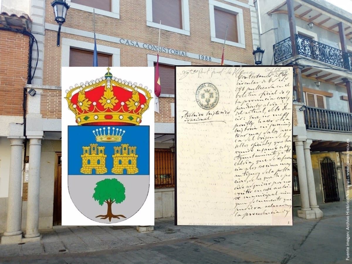 IU solicita la restauración del escudo histórico en Casarrubios del Monte.