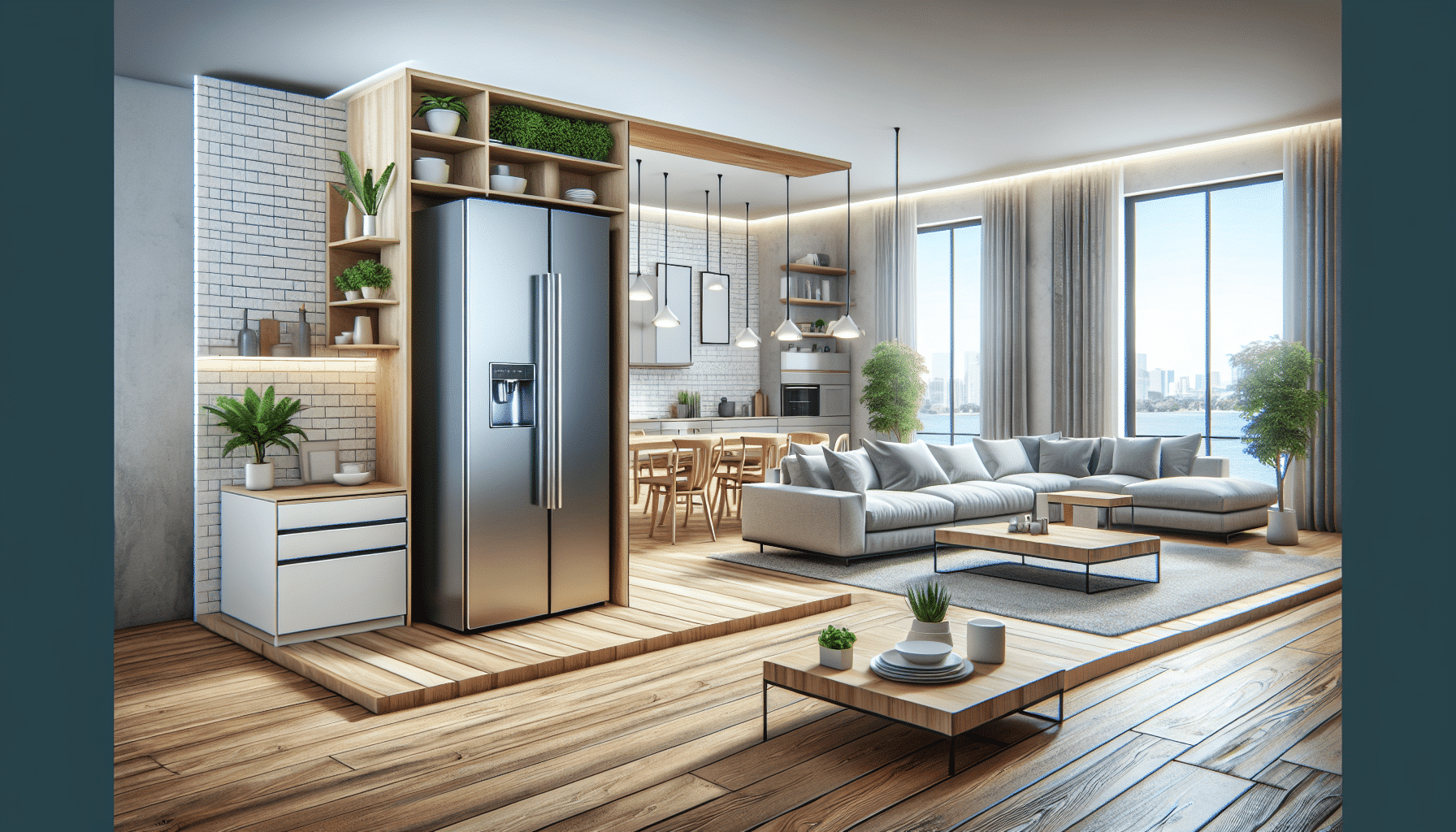 Cómo Integrar un Frigorífico en el Salón: Consejos para una Combinación Ideal