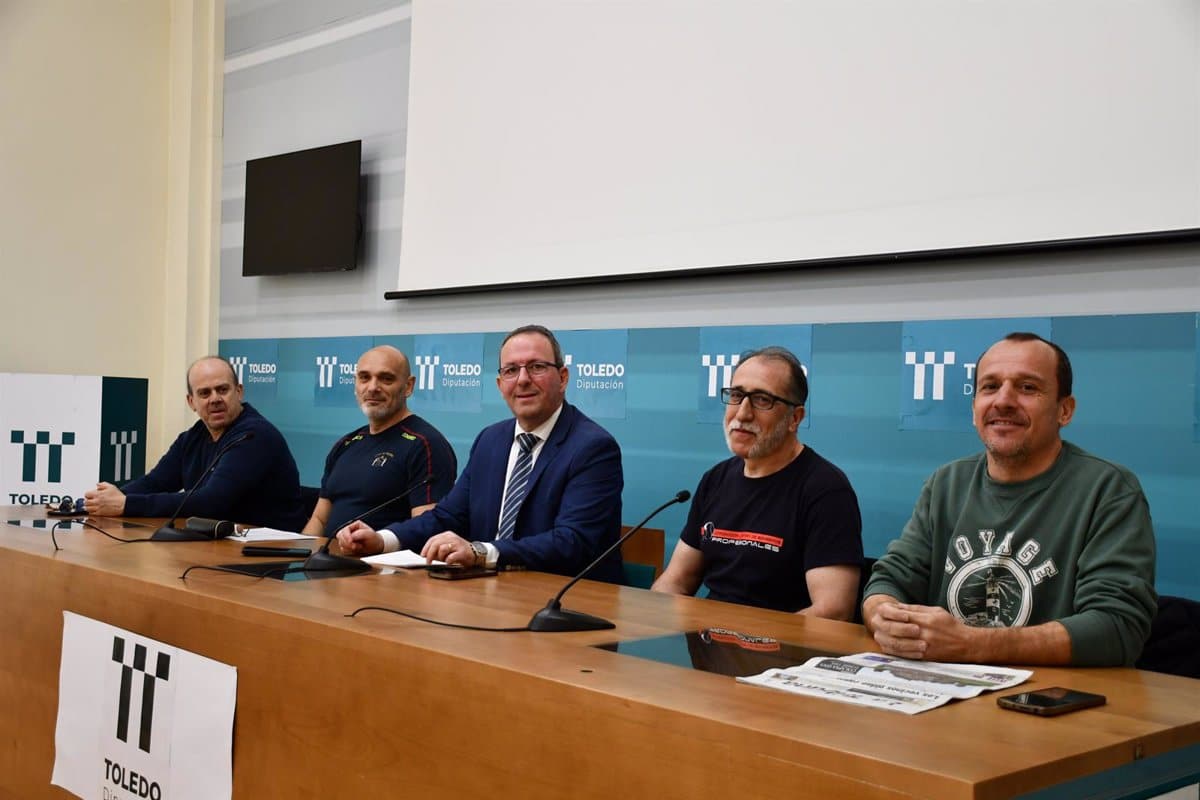 La Diputación de Toledo acredita el nivel C1 en la carrera profesional de los bomberos.