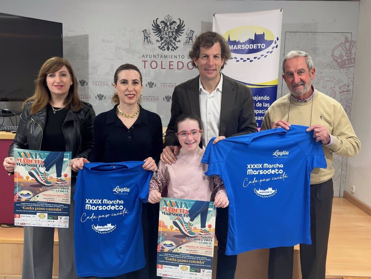 Marsodeto organizará el 26 de abril en Toledo su XXXIX marcha con un nuevo recorrido bajo el lema ‘Cada paso cuenta’