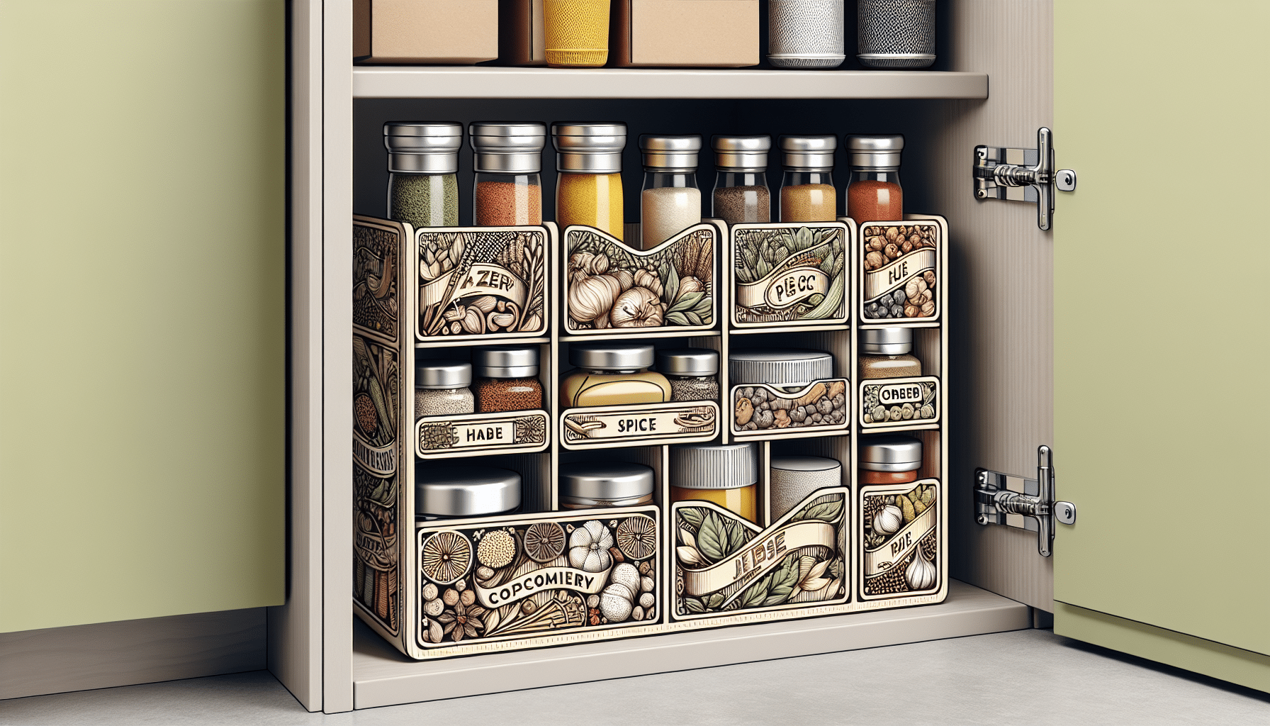 Maximiza el Espacio de tu Cocina con el Innovador Organizador de Especias Adhesivo de Carrefour