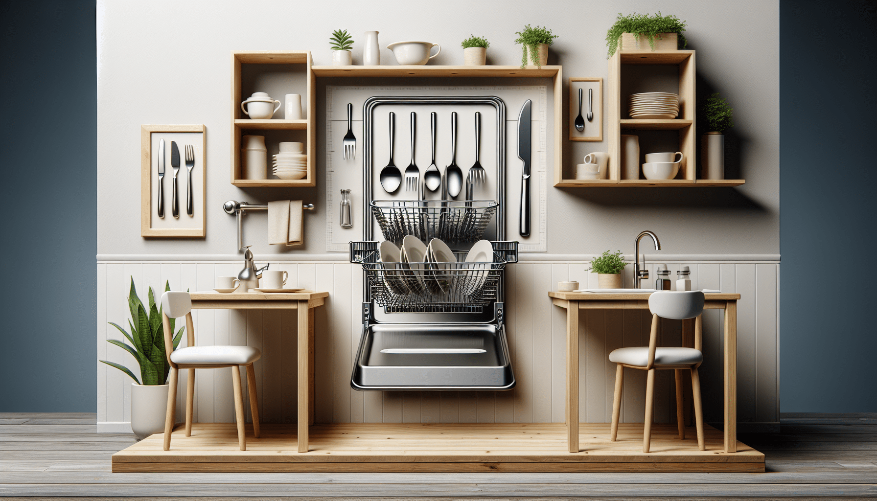 Solución Revolucionaria de Leroy Merlin: Optimiza el Espacio en Cocinas Pequeñas con un Secado de Platos Eficiente