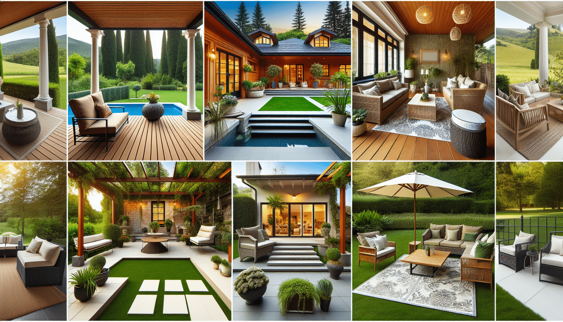 Transforma Tu Terraza: Siete Conjuntos de Exterior de Ensueño