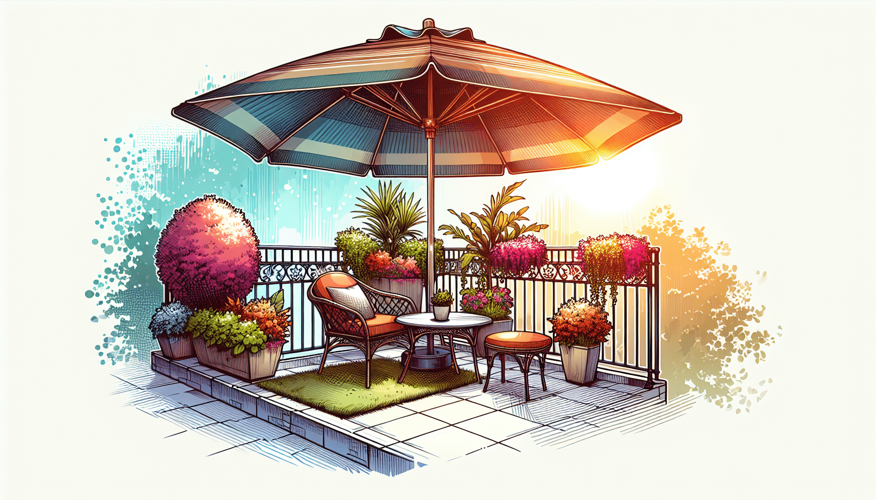 Sombrilla Compacta: La Elección Ideal para Optimizar tu Balcón