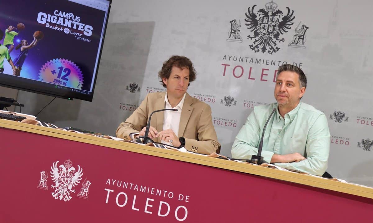 Toledo será sede del Campus Gigantes de baloncesto del 7 al 11 de julio, con 100 plazas abiertas para participantes.