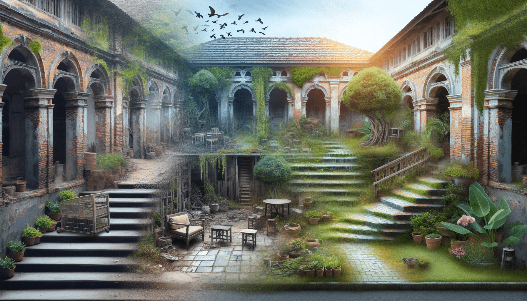 Renovación Asombrosa: ¡Convirtieron un Patio Abandonado en un Jardín de Sueños que Todos Quieren Imitar!