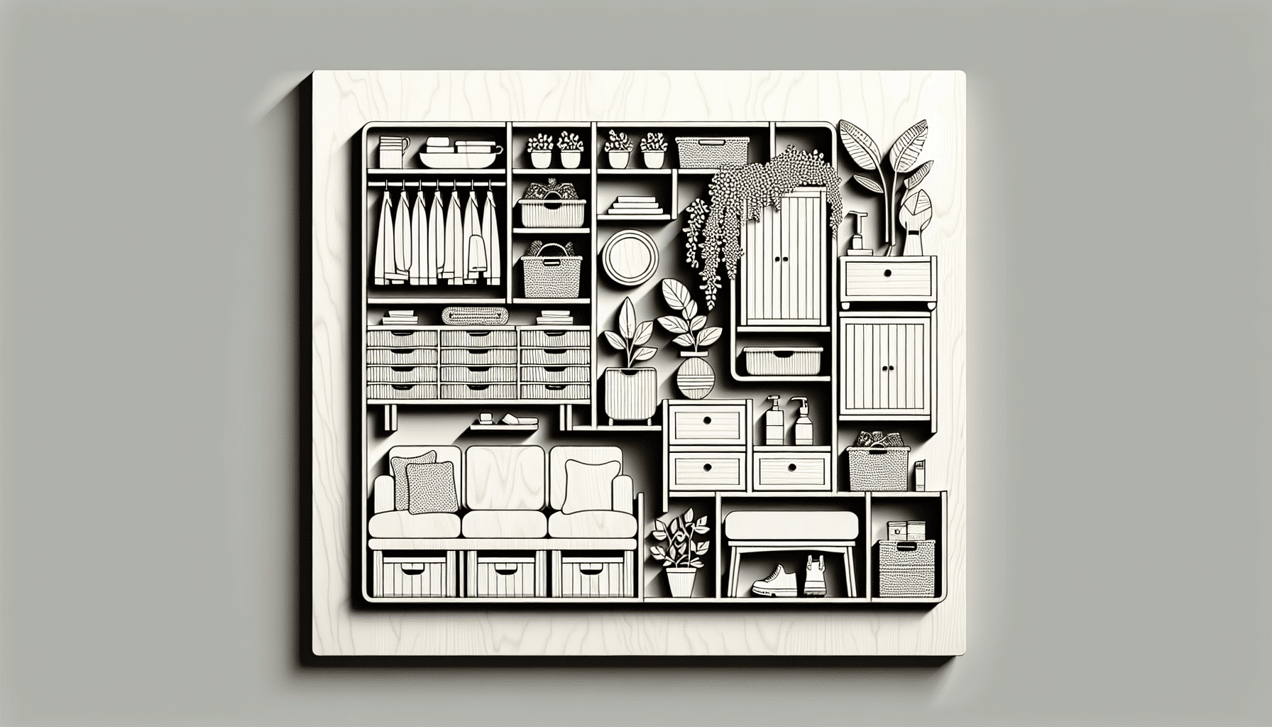 Zara Home Revoluciona el Hogar con Mueble Multifuncional para Almacenamiento en Baño y Cocina