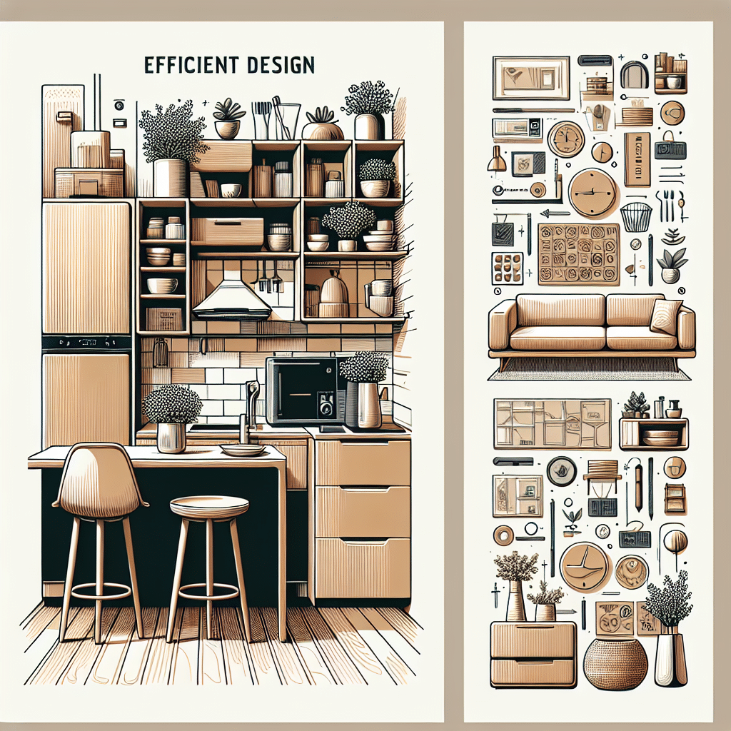 Diseño Eficiente: Soluciones Inteligentes para Espacios Pequeños y Atemporales en Salones y Cocinas