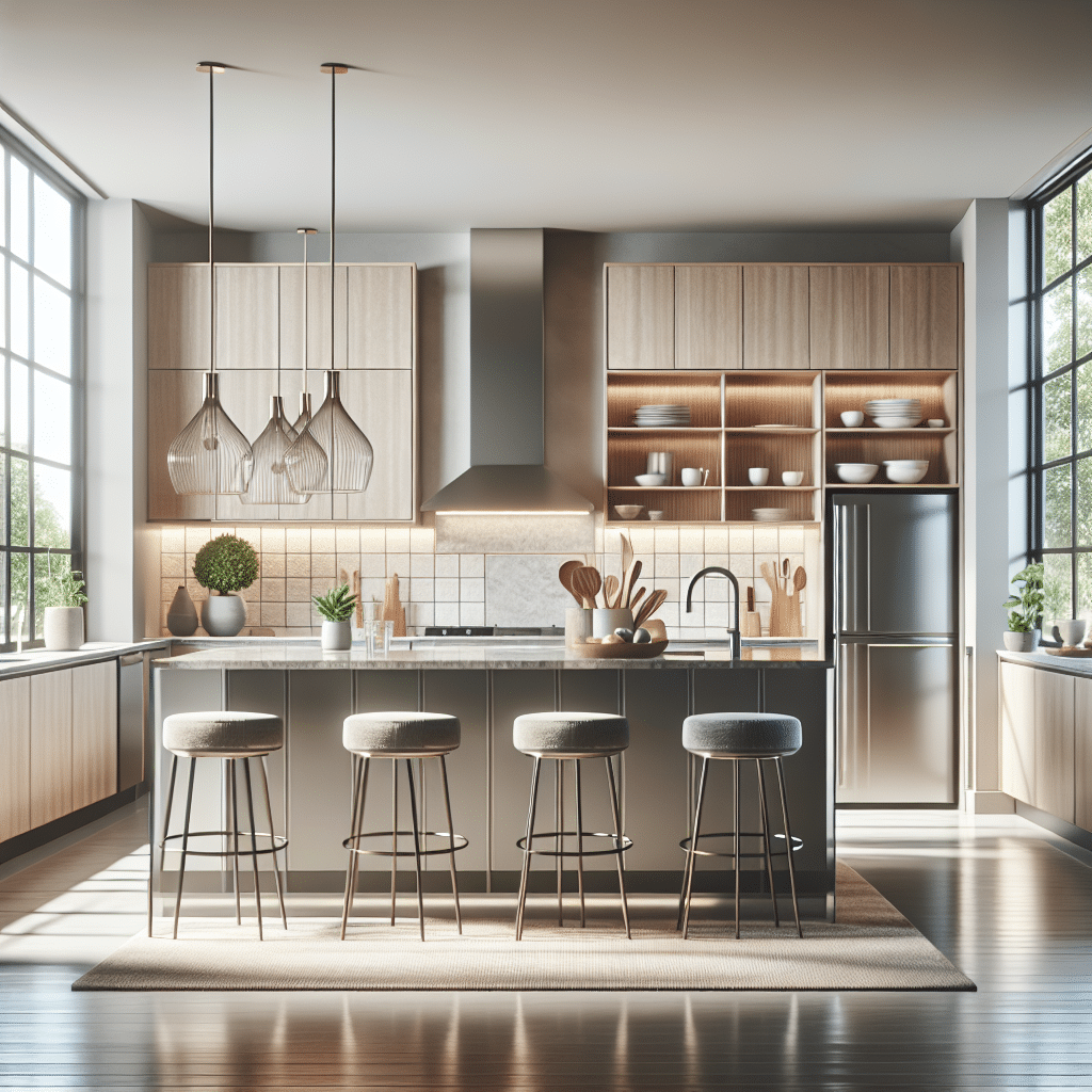 Estilo Contemporáneo: Funcionalidad y Elegancia Minimalista en la Cocina