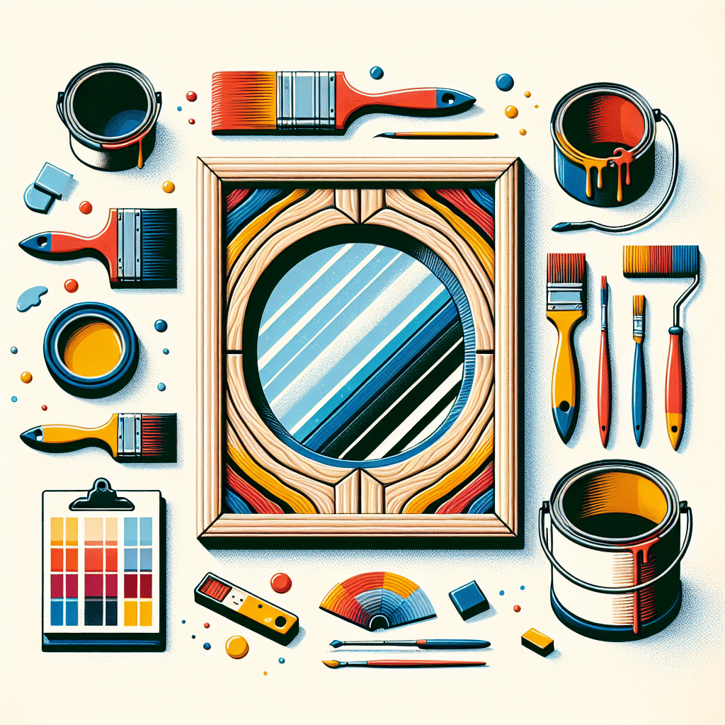 Transforma tu Espacio: Manual Definitivo para Pintar un Espejo de Madera