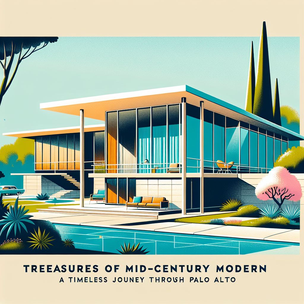 Tesoros del Mid-Century Modern: Un Viaje Atemporal por Palo Alto