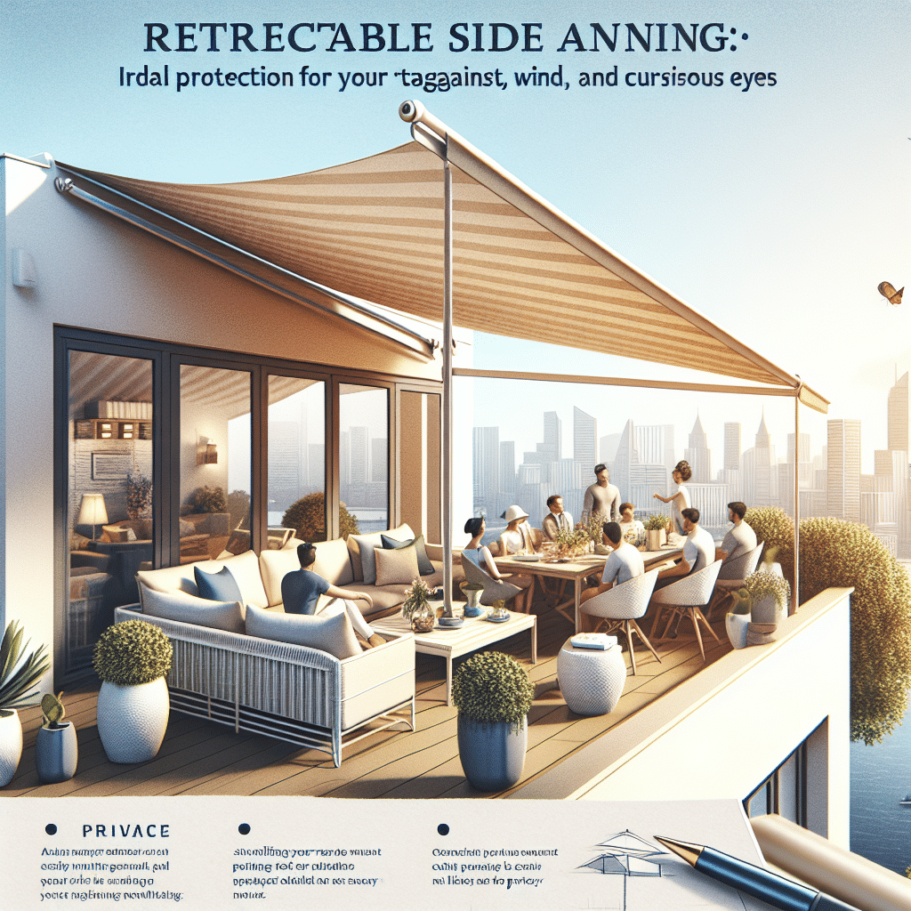 Toldo Lateral Retráctil: Protección ideal para tu Terraza contra el Sol, Viento y Miradas Curiosas