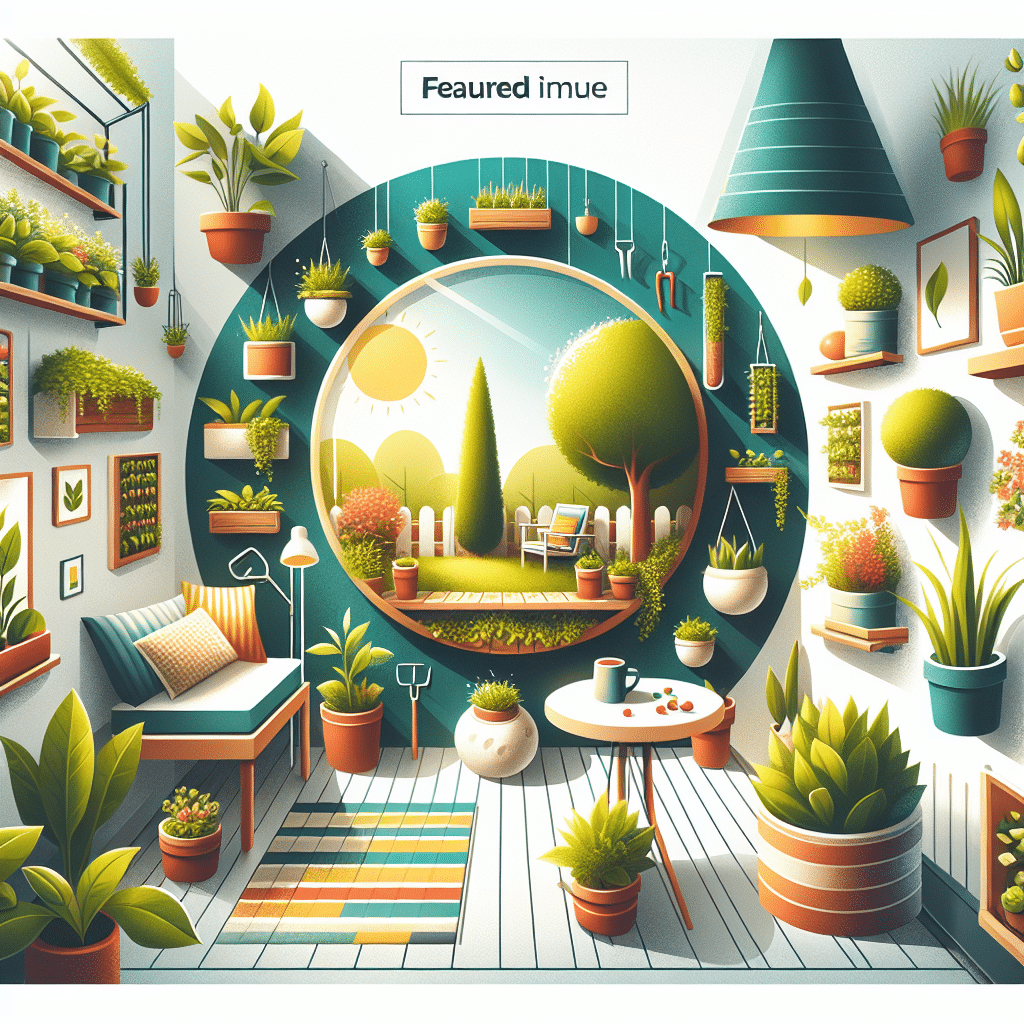 Conjunto de Jardín Perfecto para Espacios Reducidos