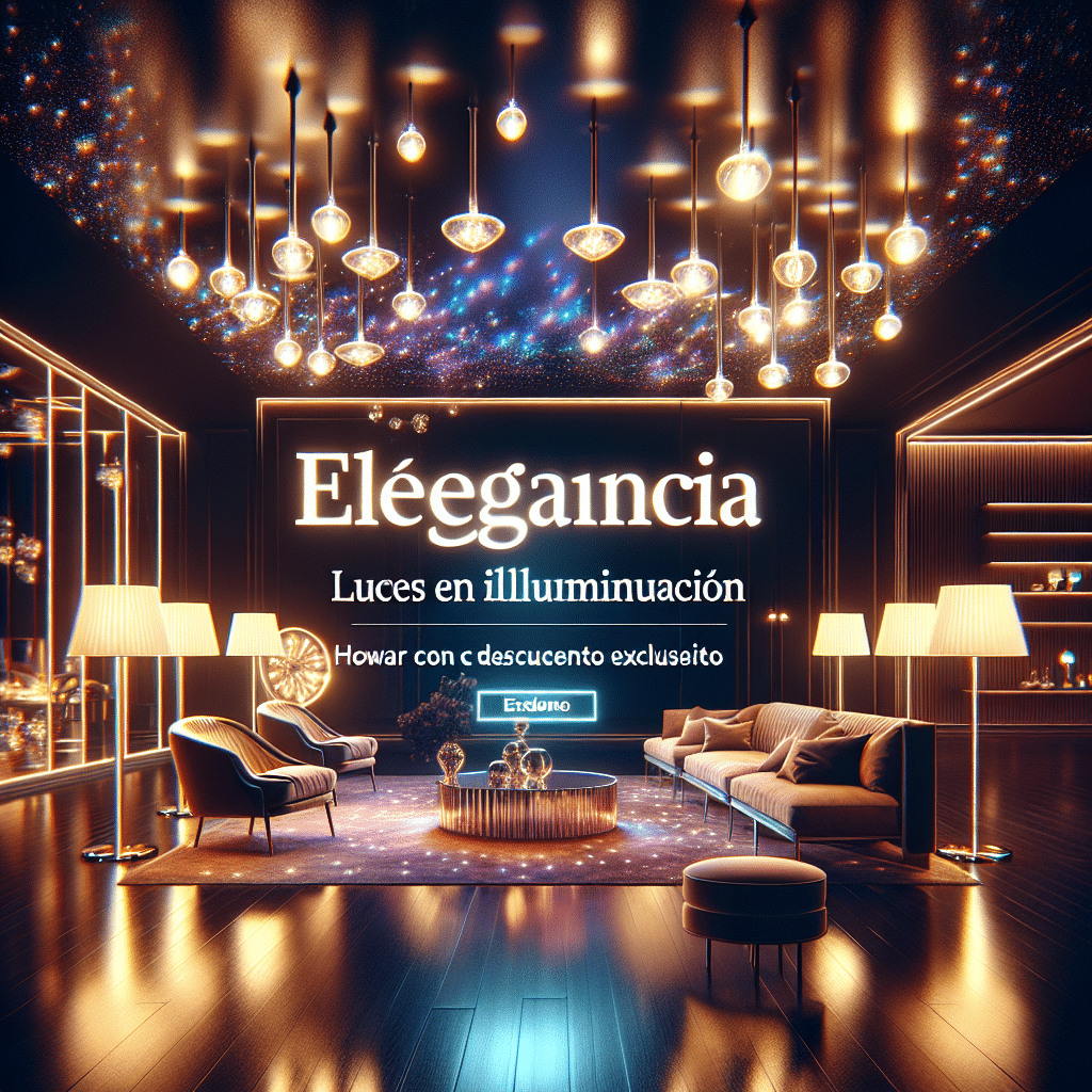 Elegancia en Iluminación: Luces LED Ahora con Descuento Exclusivo