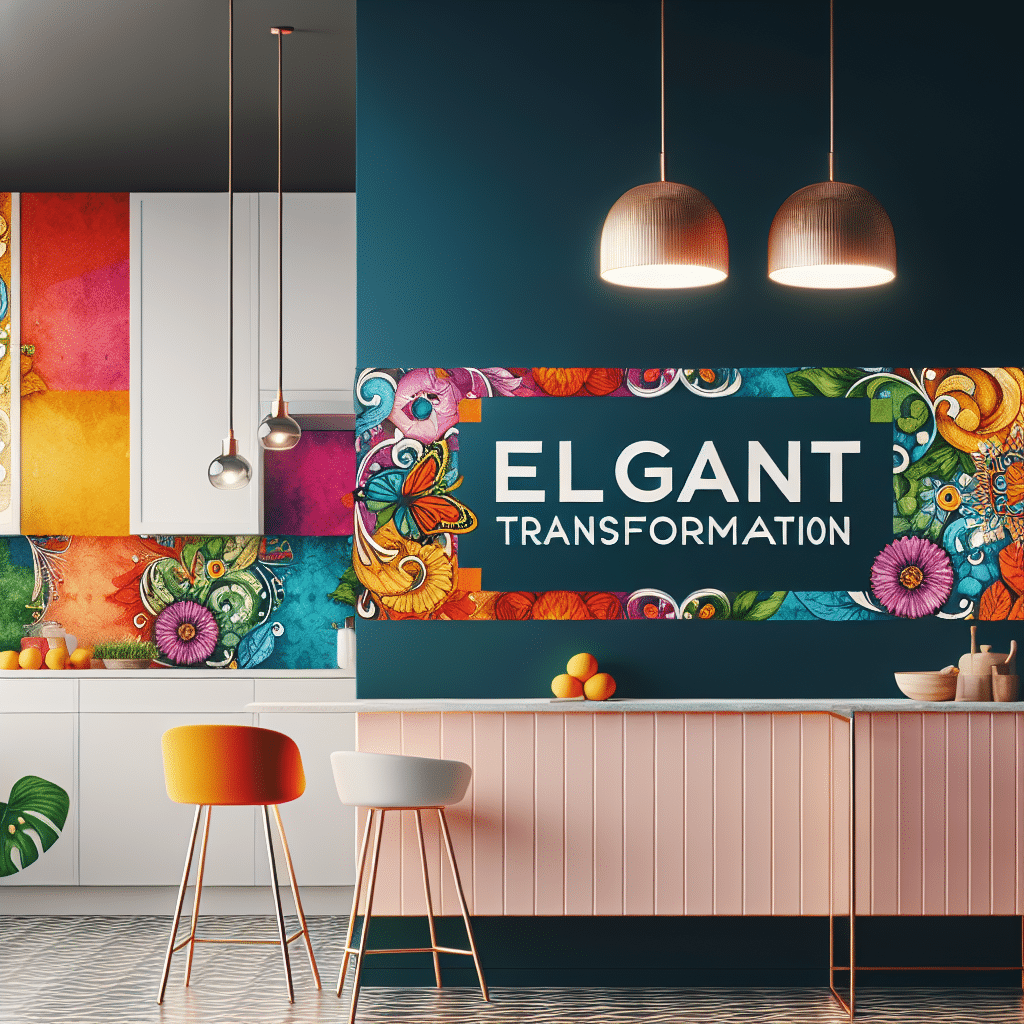 Transformación Elegante: Espacios Luminosos con Color y Diseños Únicos de Protector de Salpicaduras