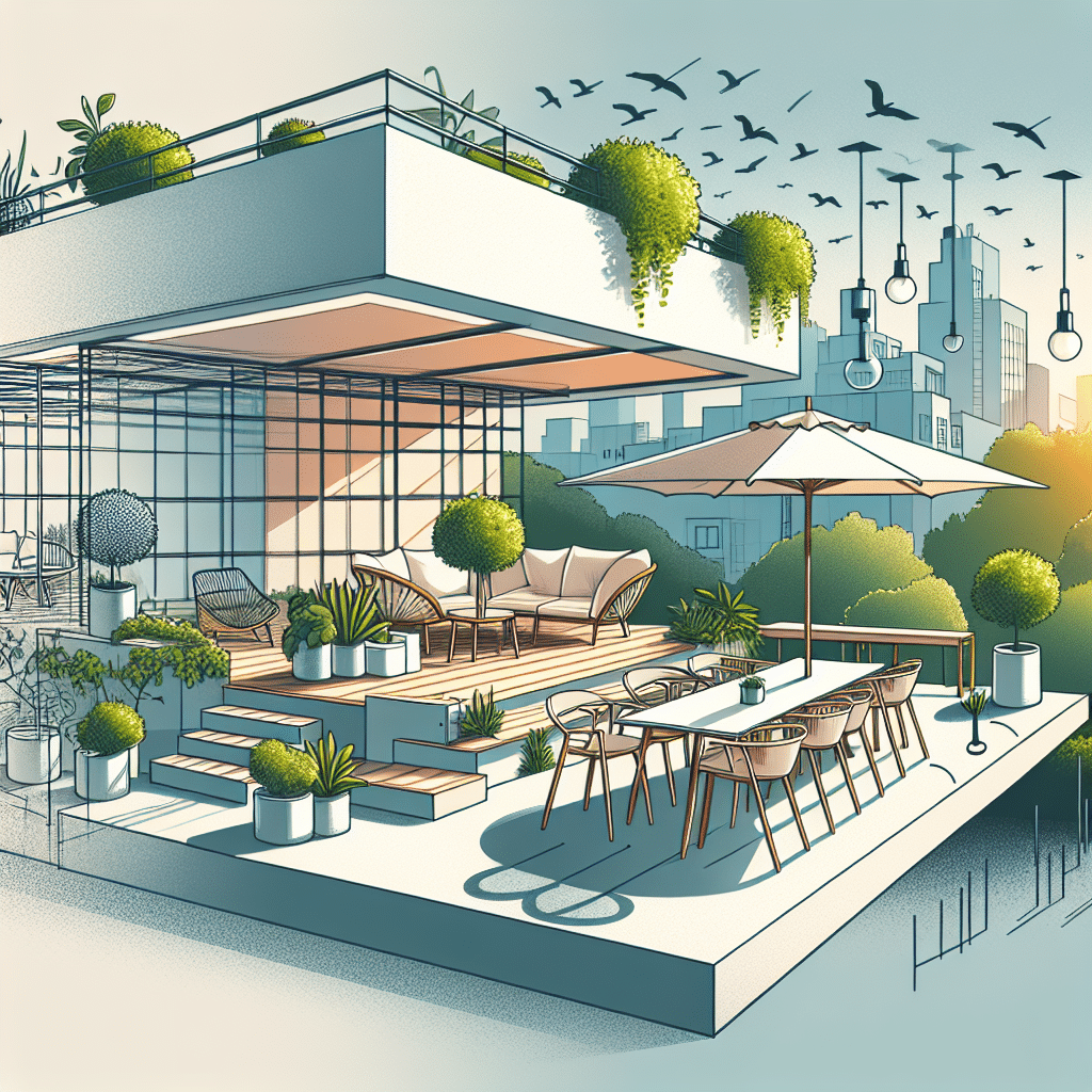 Transforma tu Terraza: Innovación de Bauhaus para Sombra y Privacidad