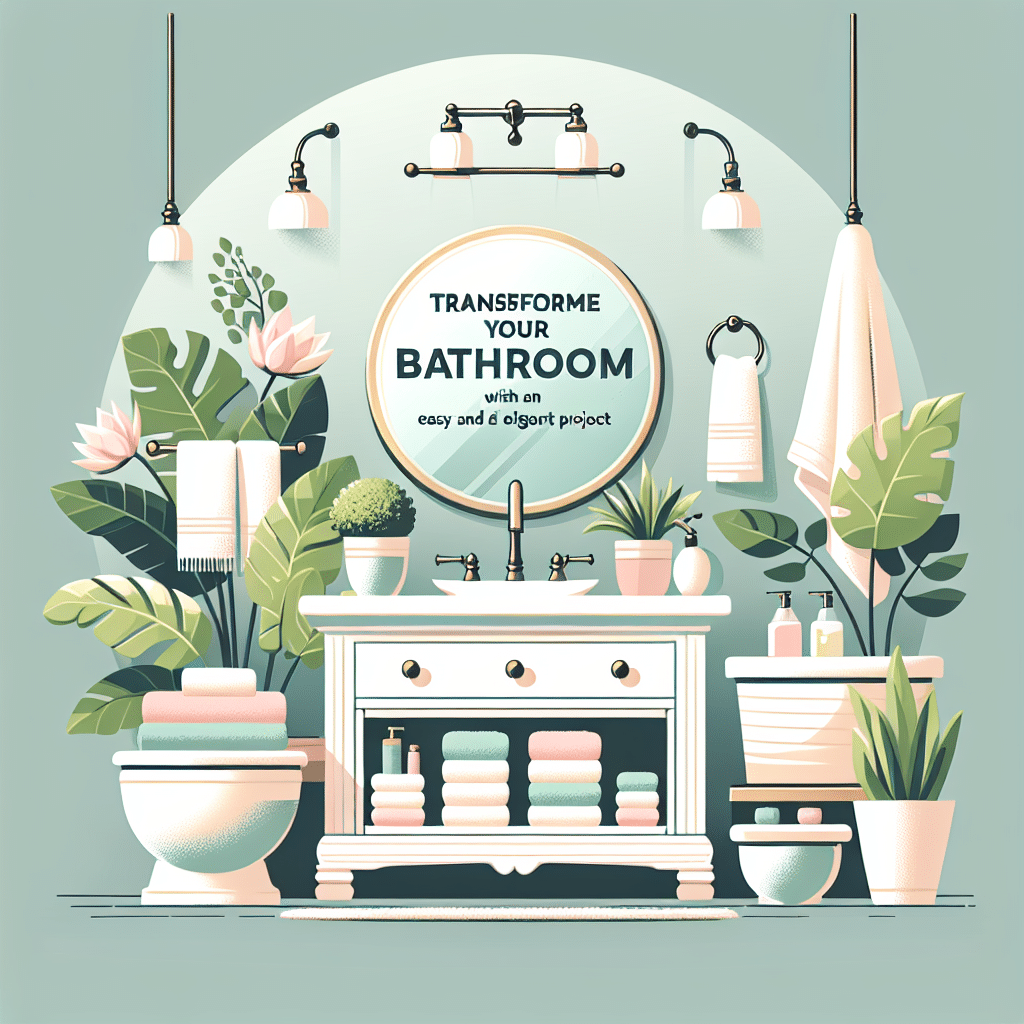 Transforma Tu Baño con un Proyecto DIY Fácil y Elegante