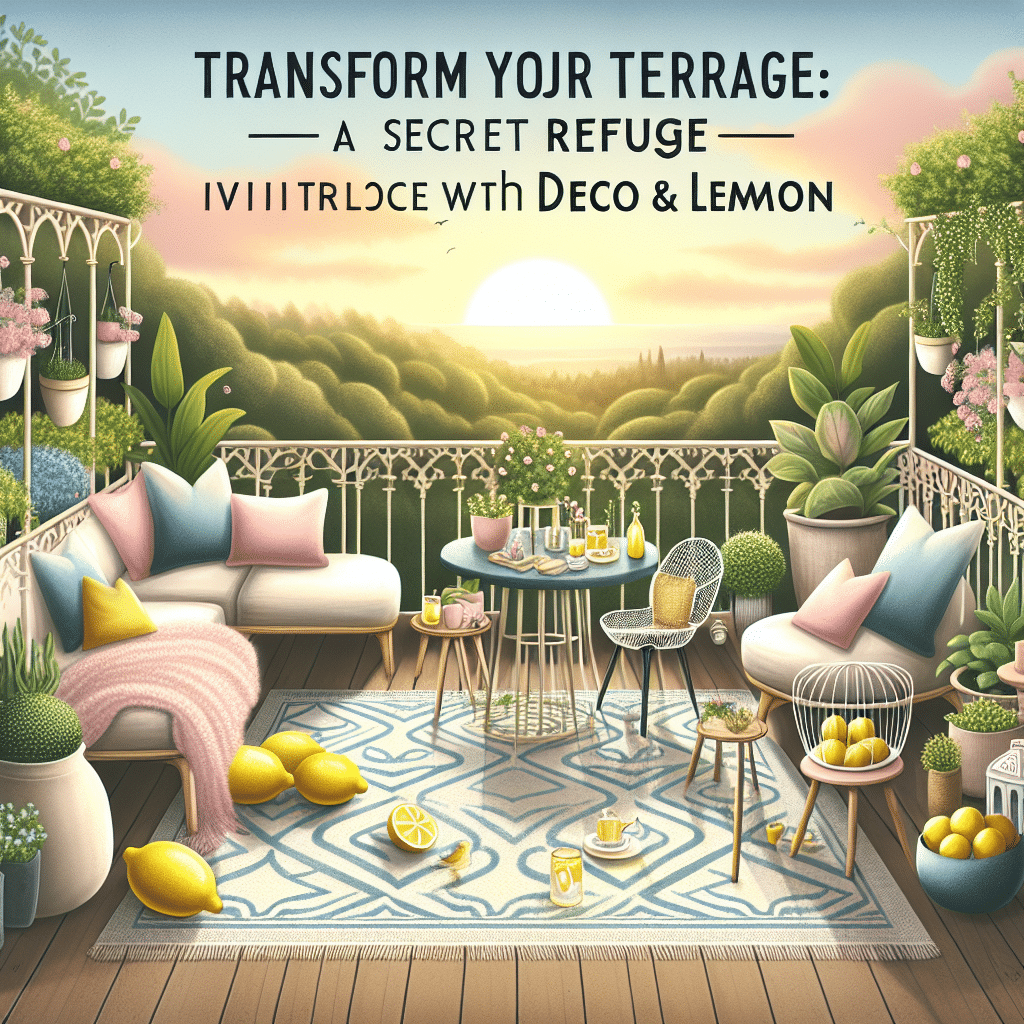 Transforma tu Terraza: Un Refugio Secreto con Deco & Lemon