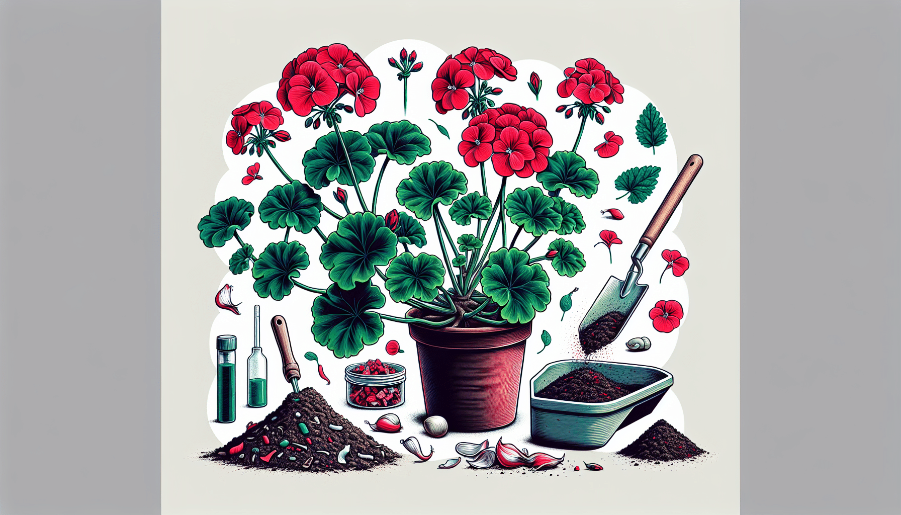 Transforma Tus Geranios: El Poder del Abono Casero para un Crecimiento Excepcional