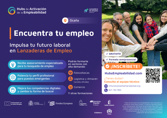 ¡Inscríbete en la «Lanzadera de Empleo Nómada» de Ocaña hasta el 16 de junio y no dejes pasar tu oportunidad!