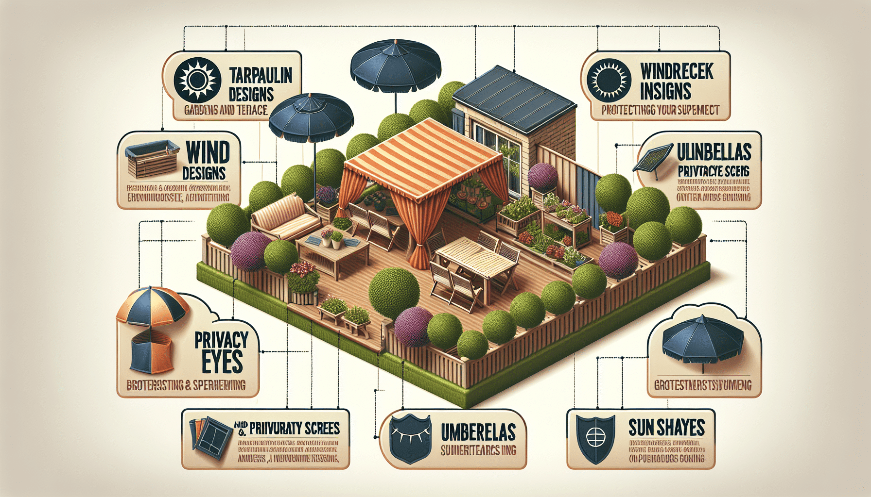 Aldi Presenta Innovadoras Soluciones para Resguardar Jardines y Terrazas del Clima y la Privacidad