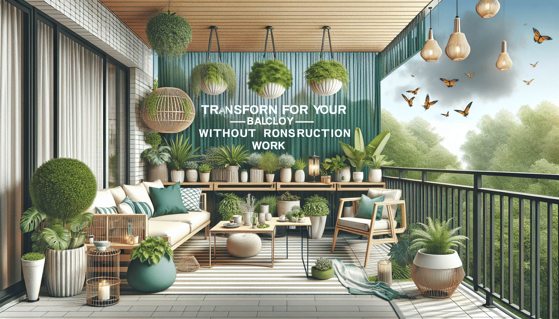 Transforma tu Balcón: 5 Tendencias para Renovarlo Sin Obras