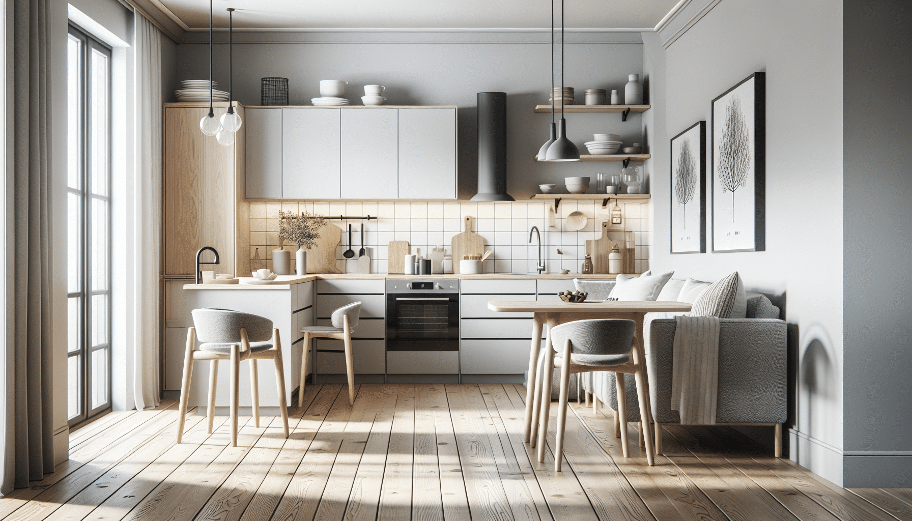 Diseños Escandinavos: Minimalismo y Funcionalidad en la Cocina Actual