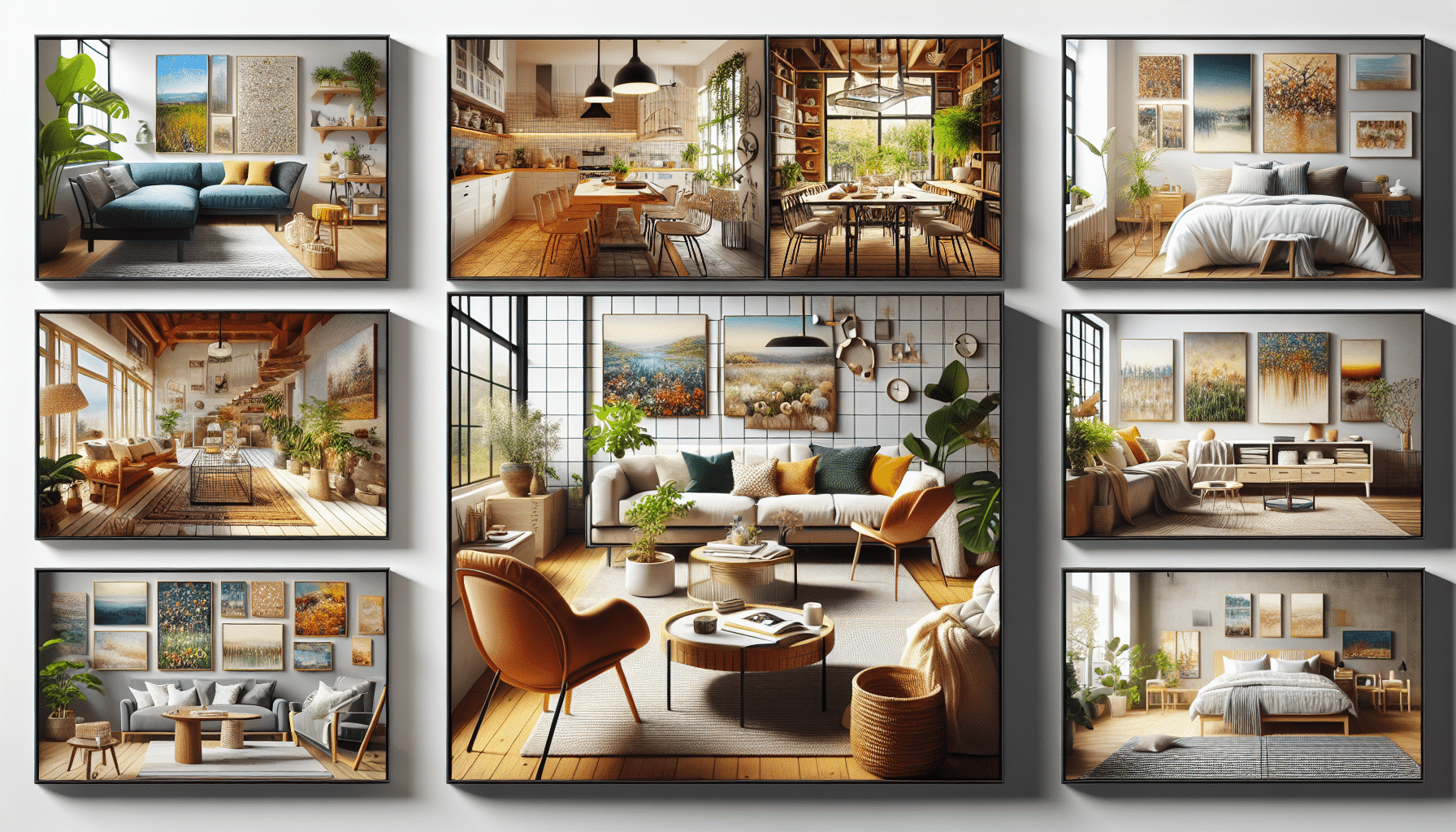 Decora Tu Hogar con Cuadros Grandes sin Romper el Presupuesto