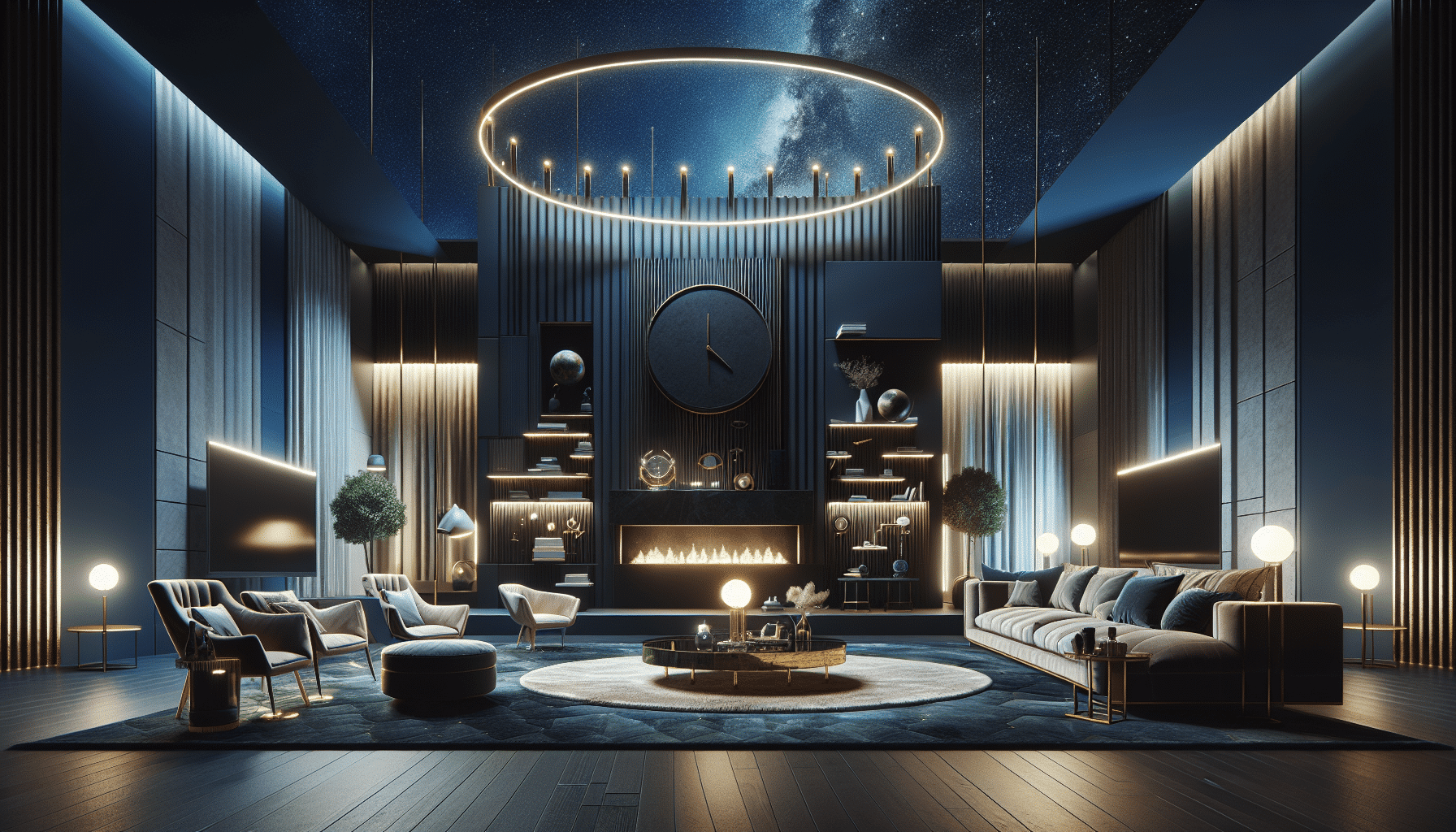 Mobiliario Imponente: Transformando Habitaciones Amplias en Espacios Asombrosos