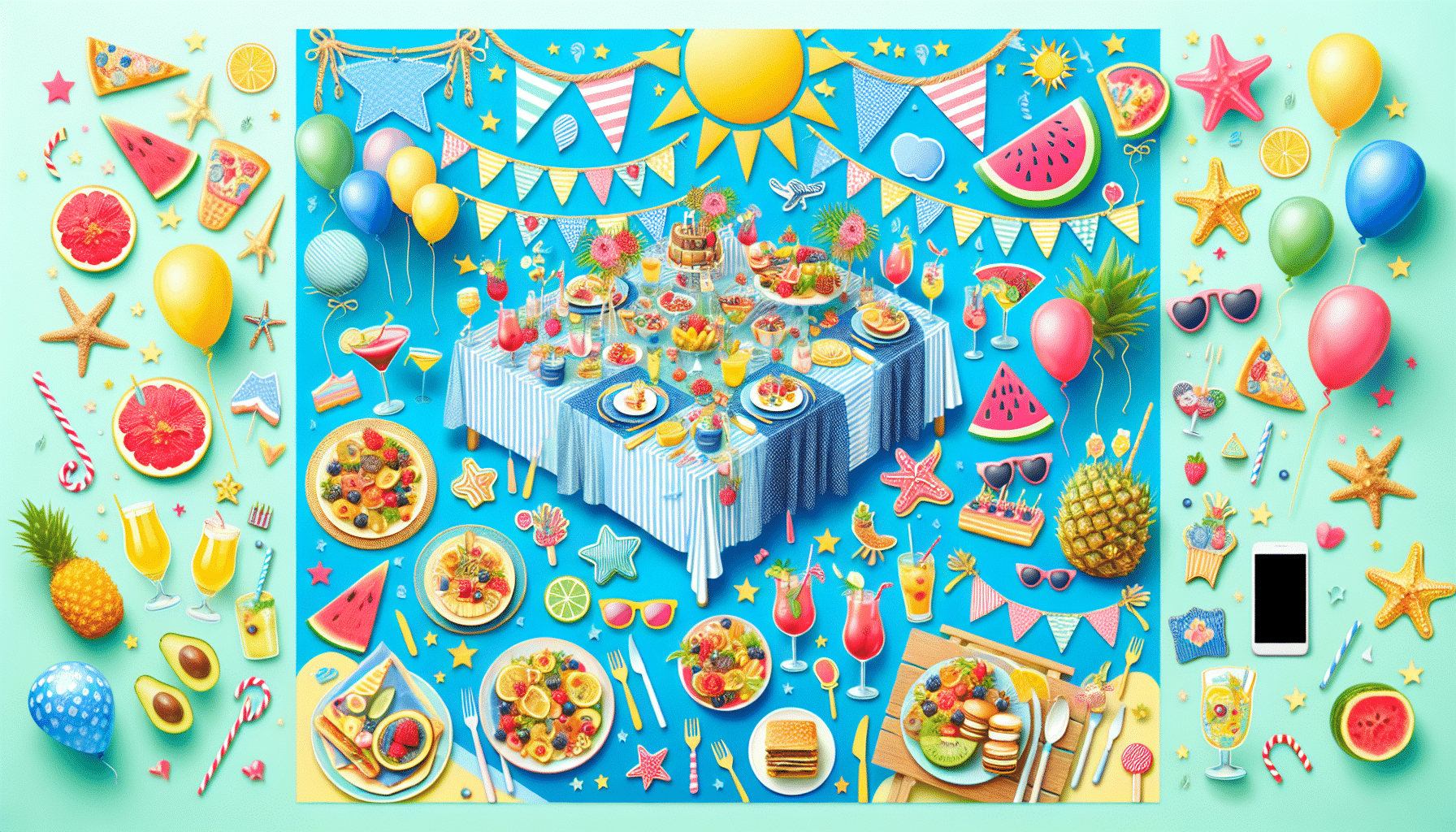 Ideas Creativas para Decorar tus Mesas y Fiestas de Verano