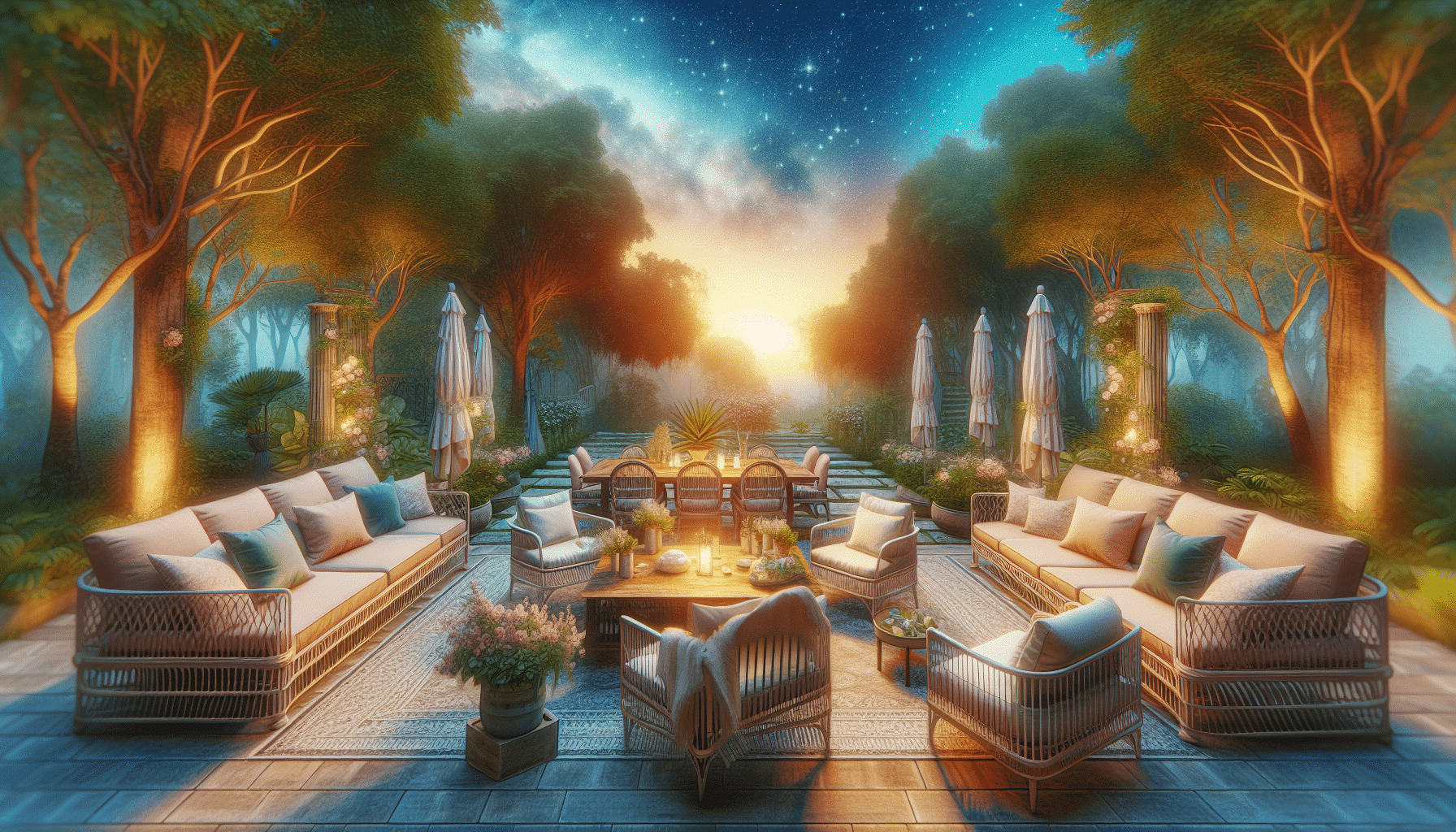 Transformación Mágica: Del Patio Olvidado al Salón Exterior de Ensueño