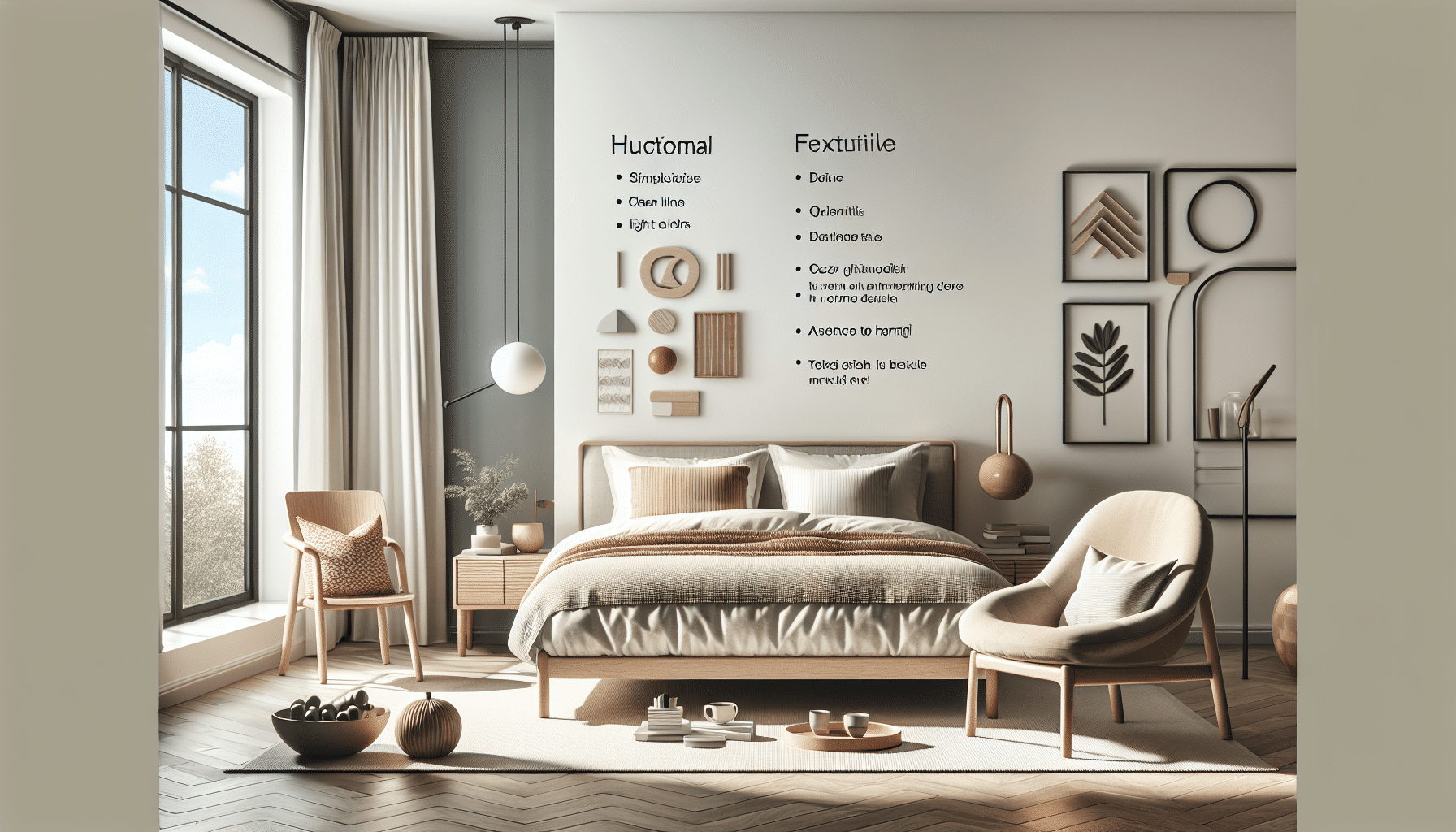 Elegancia Nórdica: Minimalismo Funcional para Dormitorios Modernos