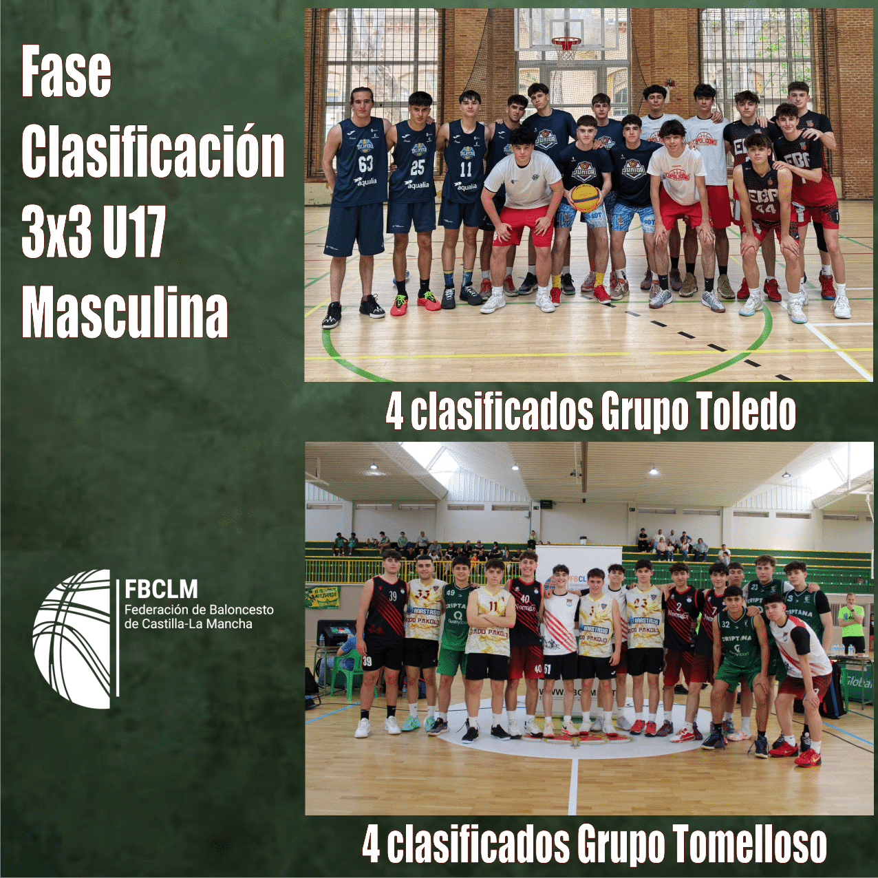 Eliminatorias 3×3 U17: ¡Ocho equipos compiten por las plazas al Nacional Masculino en Cuenca!