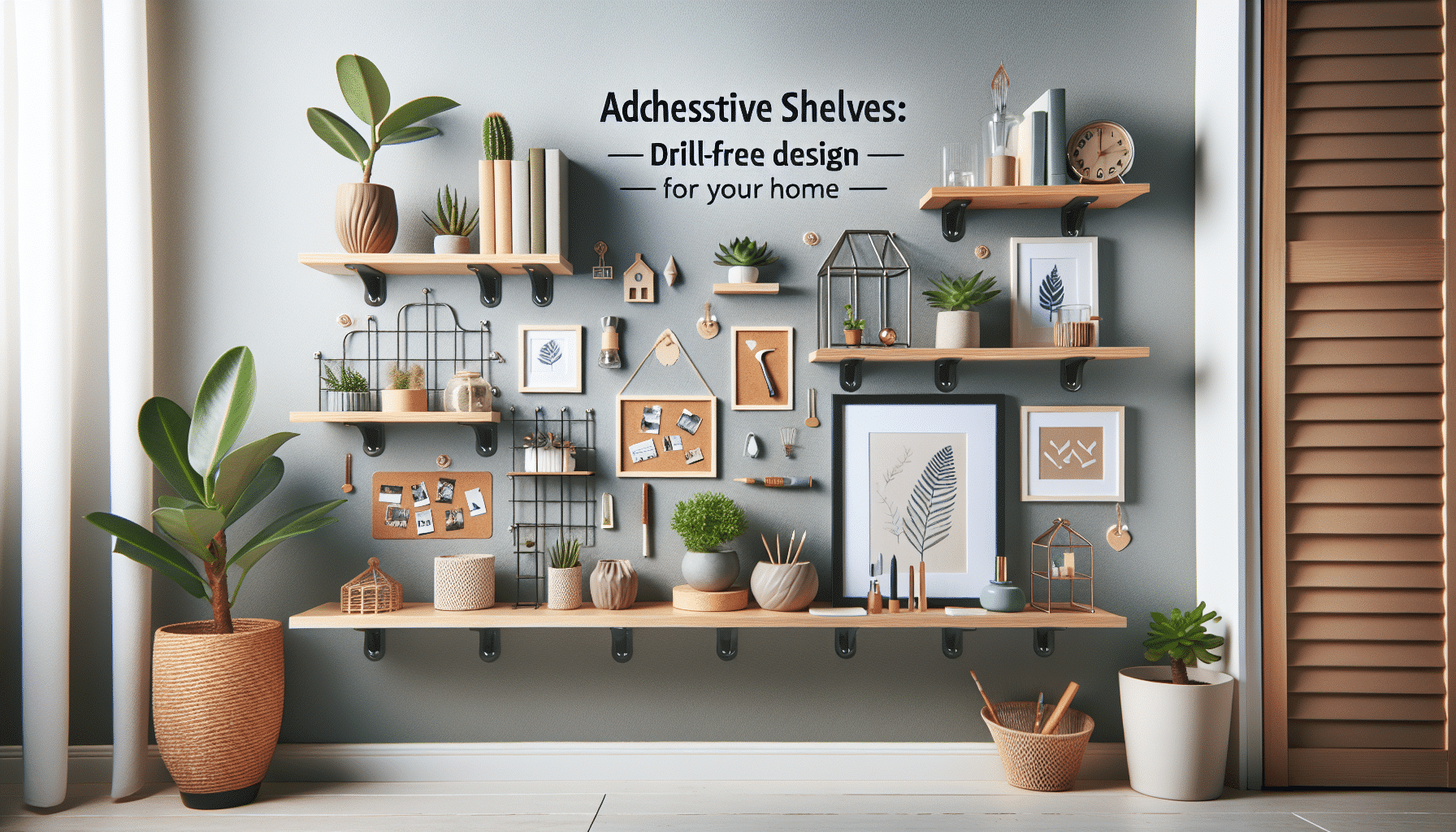 Estanterías Autoadhesivas: Innovación sin Taladros para Modernizar tu Hogar