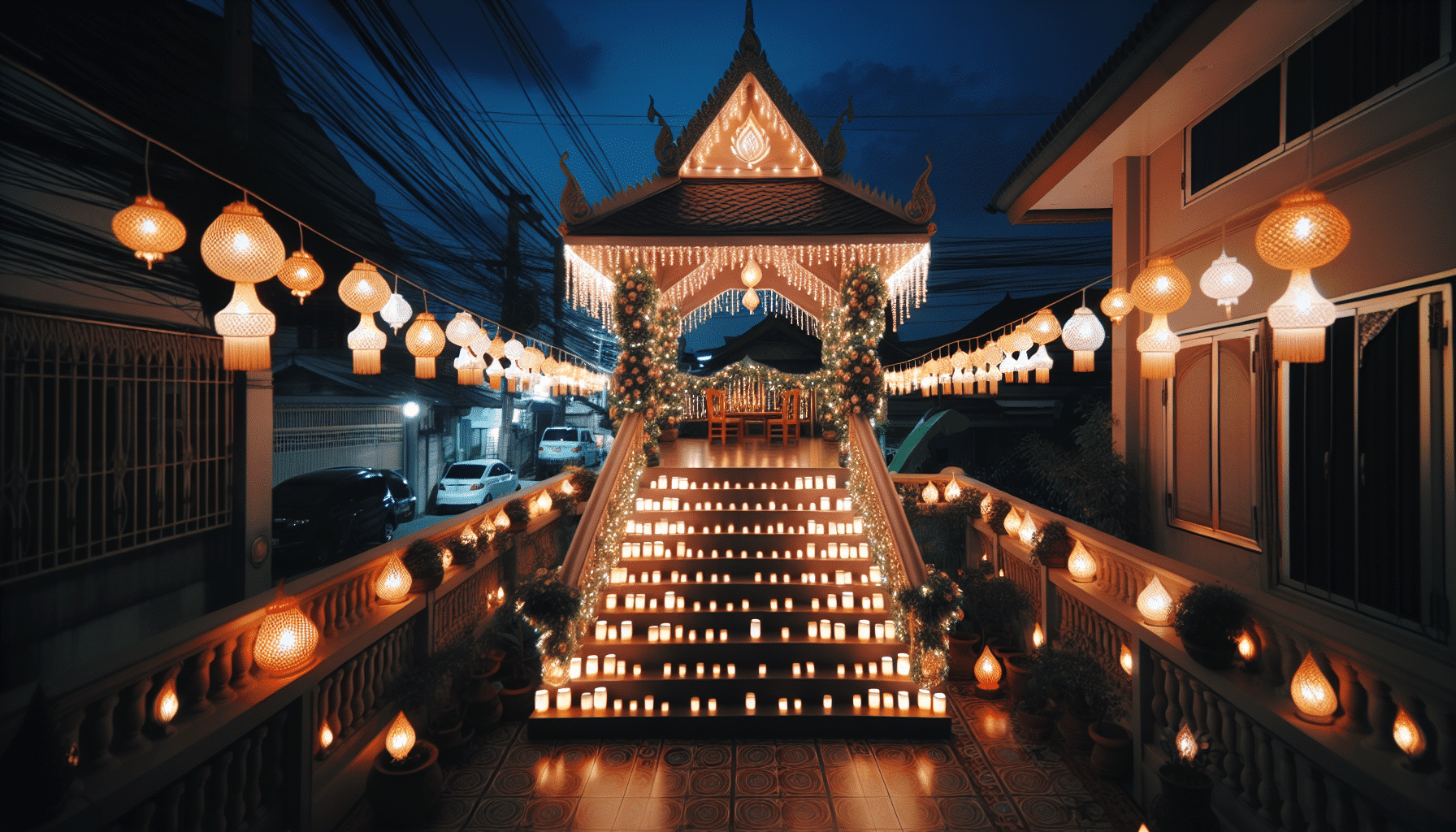 Ilumina tu Terraza: Guirnalda DIY con Rollos de Papel Higiénico