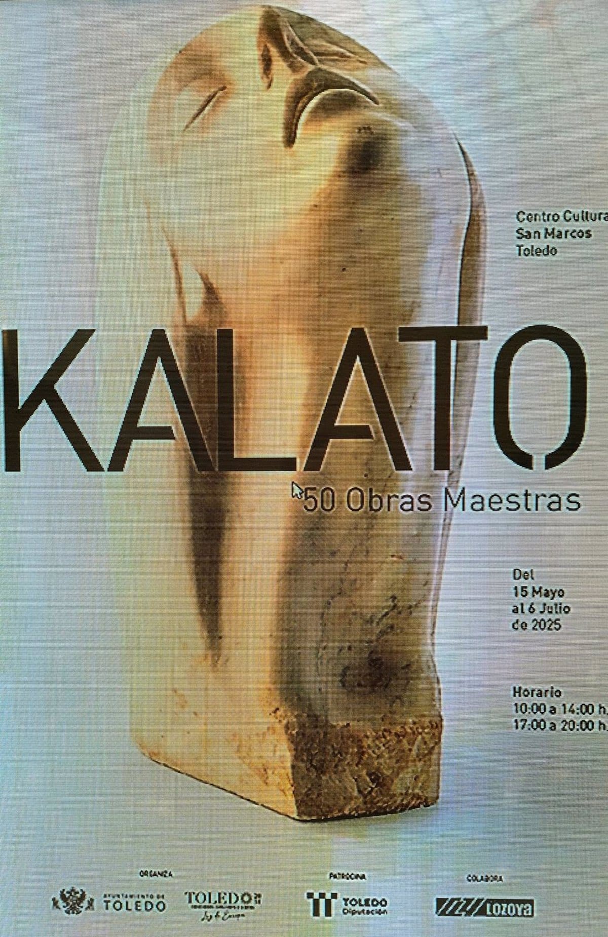 Kalato vuelve a Toledo tras 17 años con ’50 obras maestras’, del 15 de mayo al 6 de julio.