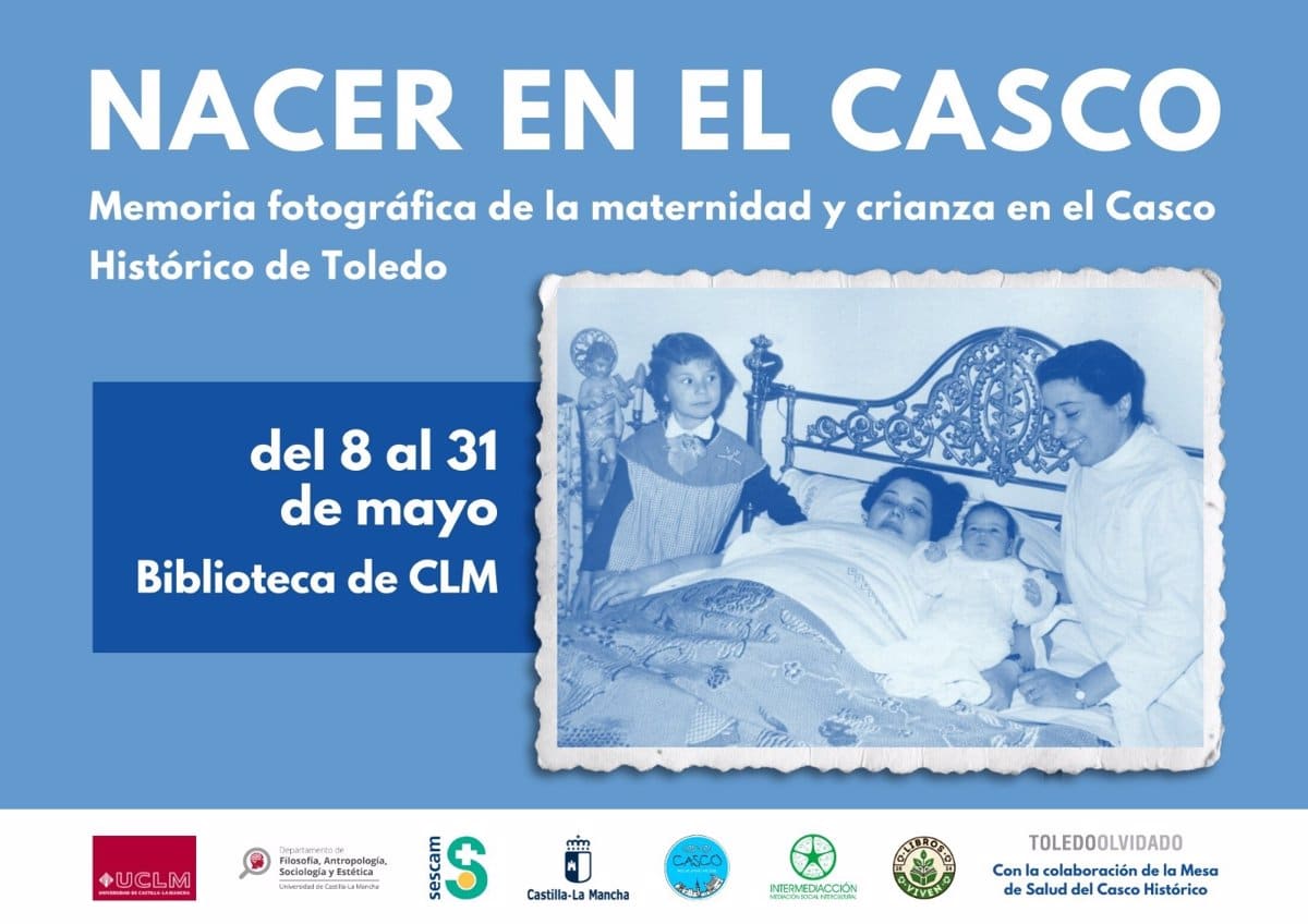 Inauguración de la muestra ‘Nacer en el Casco: Maternidad y Crianza en un Antiguo Barrio Urbana’ este jueves en Toledo.